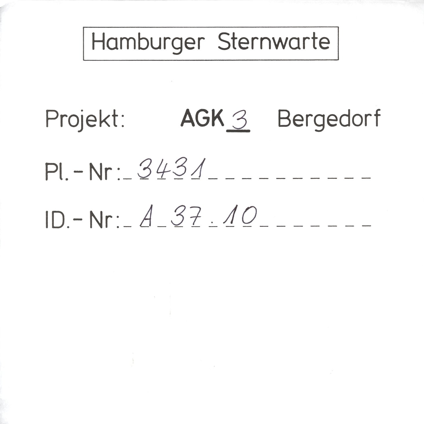 Plattenhuelle AG03431