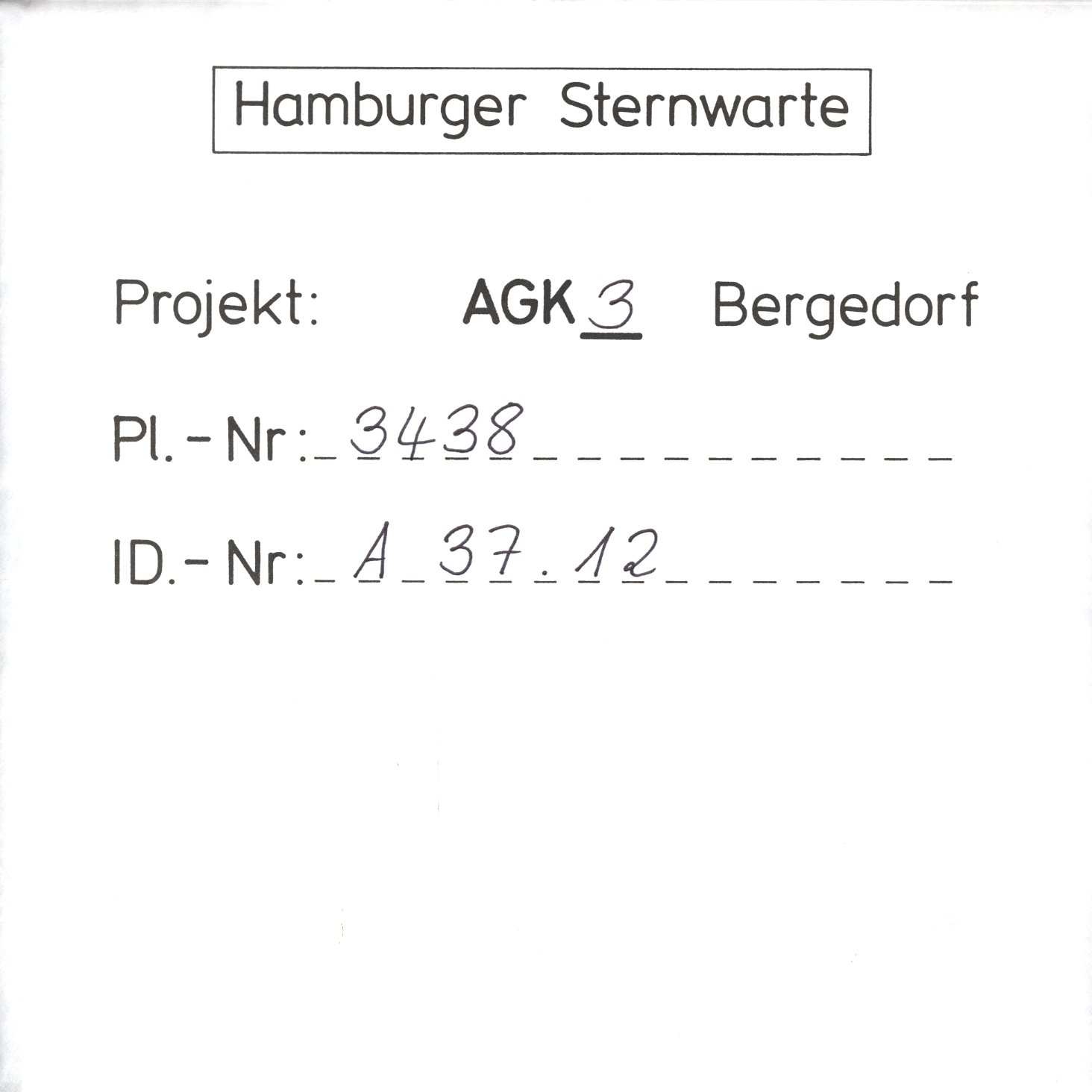 Plattenhuelle AG03438