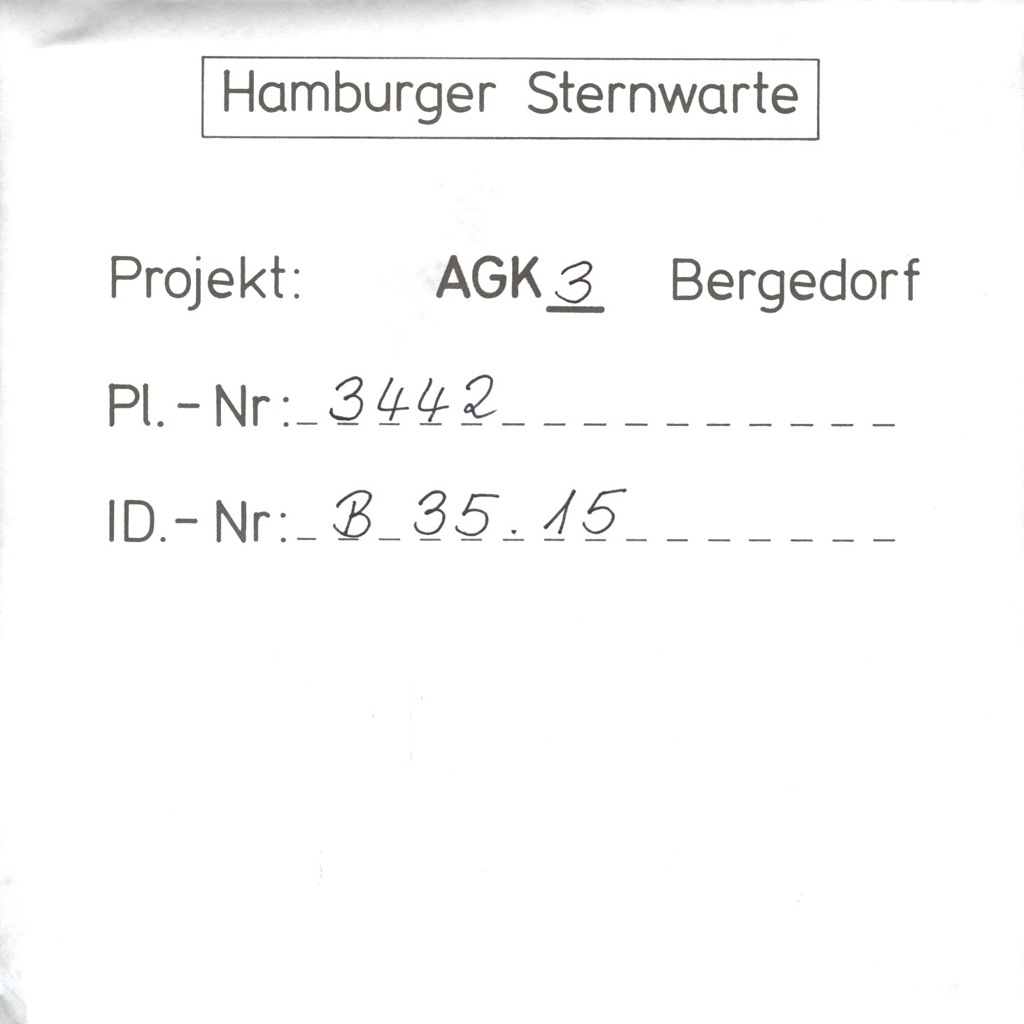 Plattenhuelle AG03442