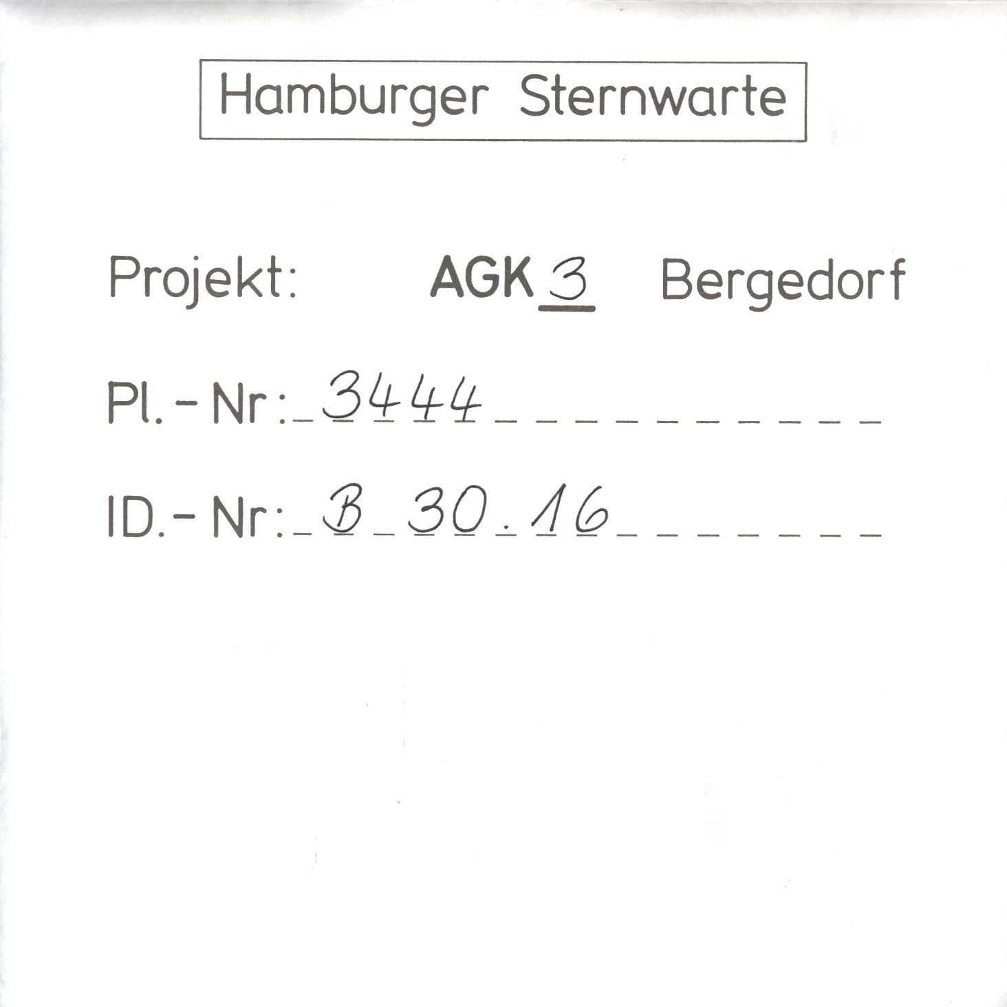Plattenhuelle AG03444