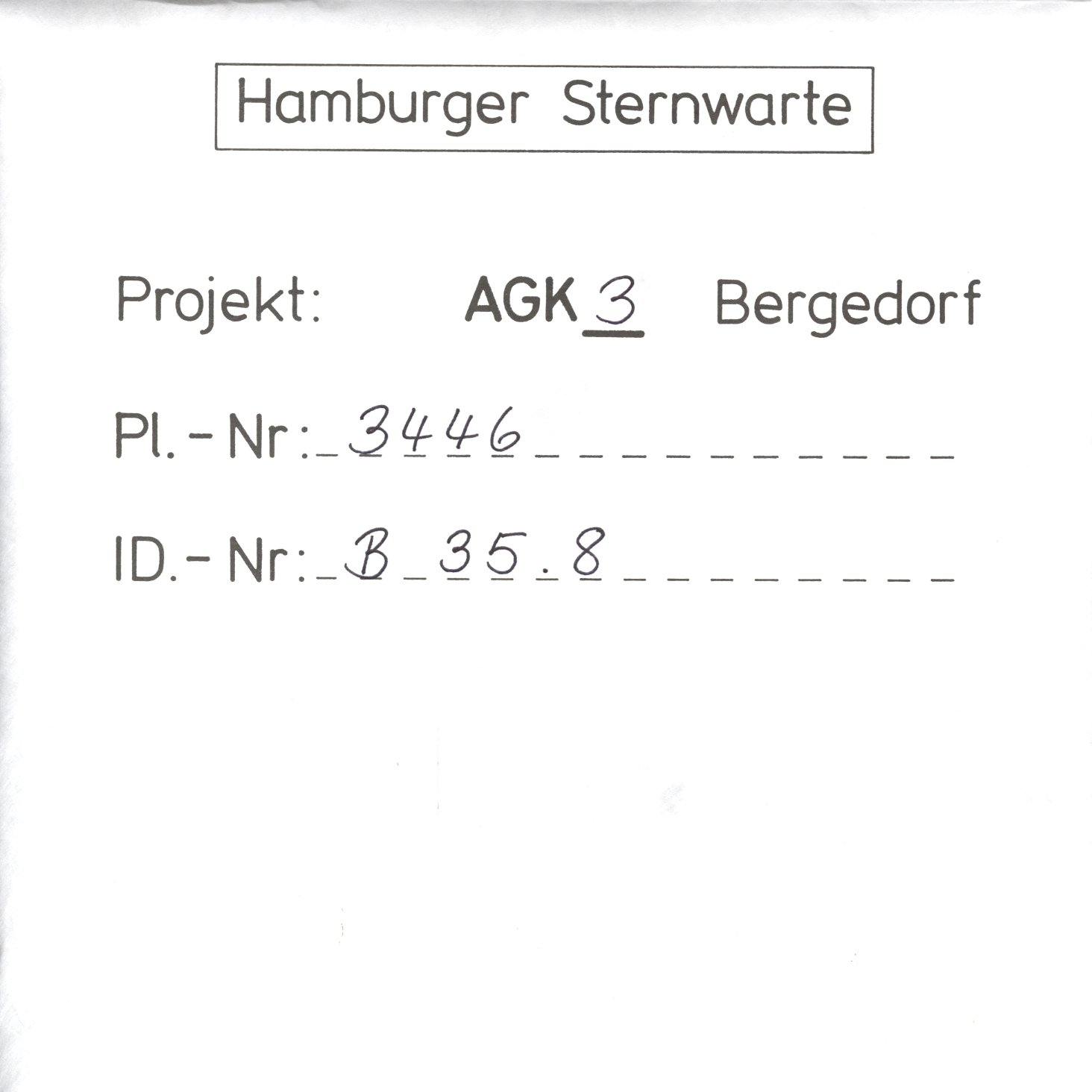 Plattenhuelle AG03446
