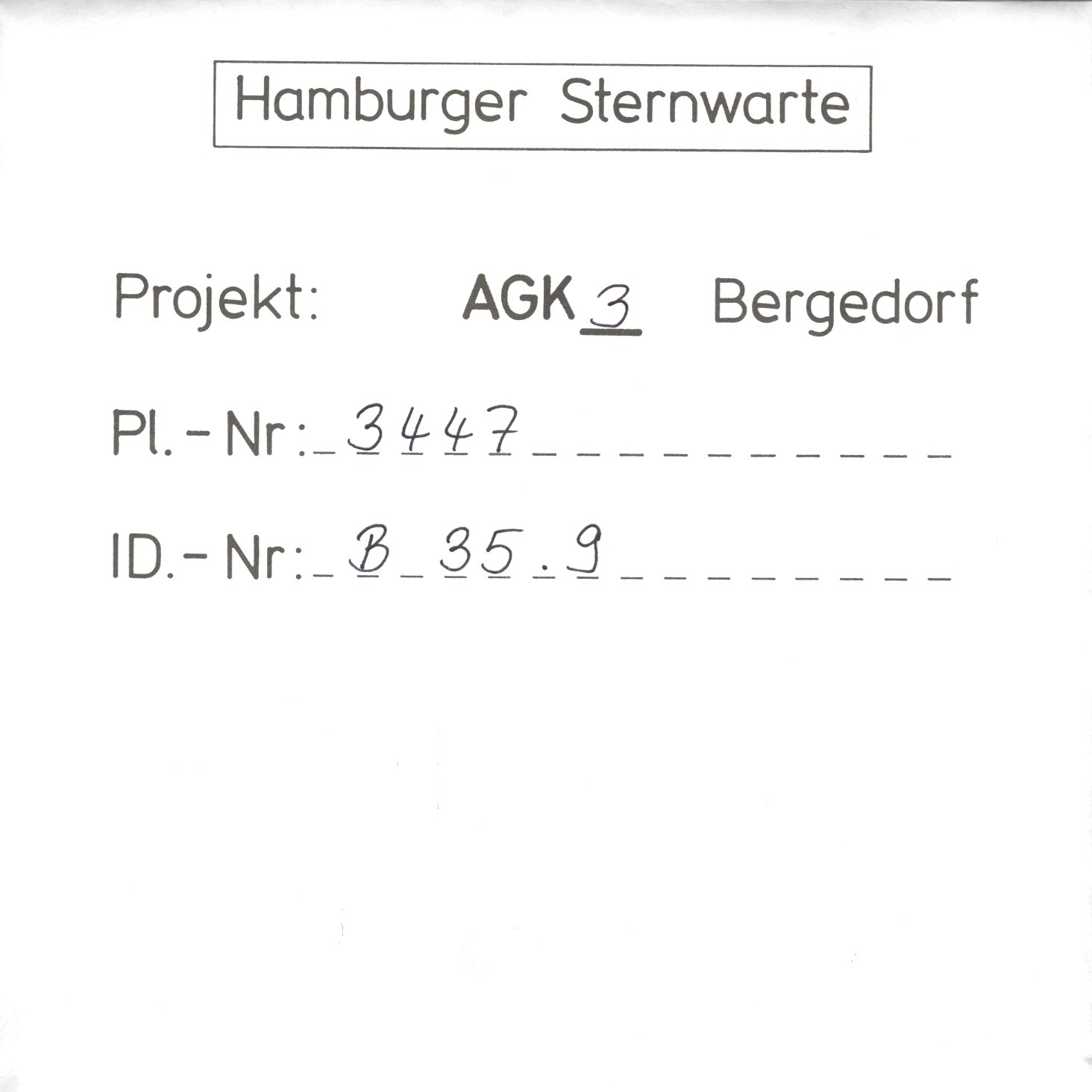 Plattenhuelle AG03447