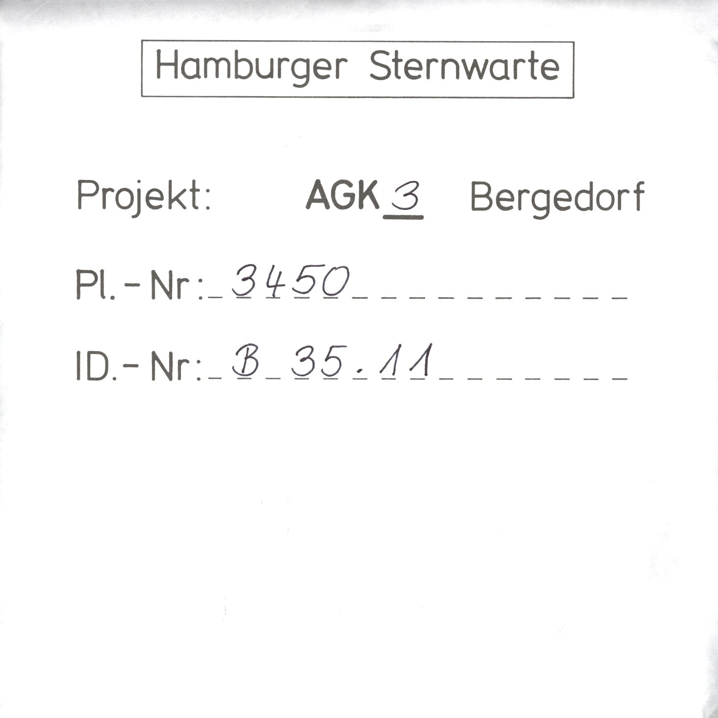 Plattenhuelle AG03450