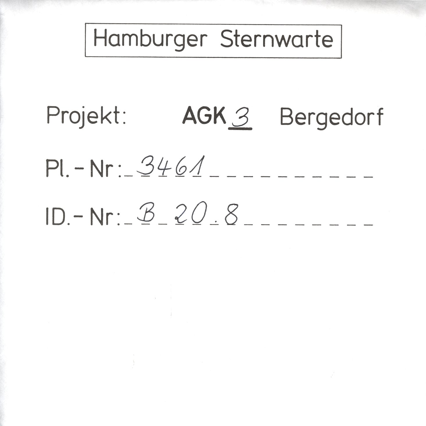 Plattenhuelle AG03461