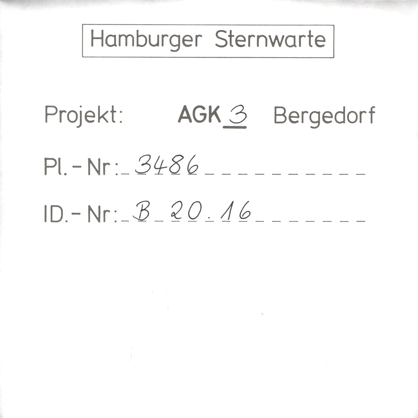 Plattenhuelle AG03486