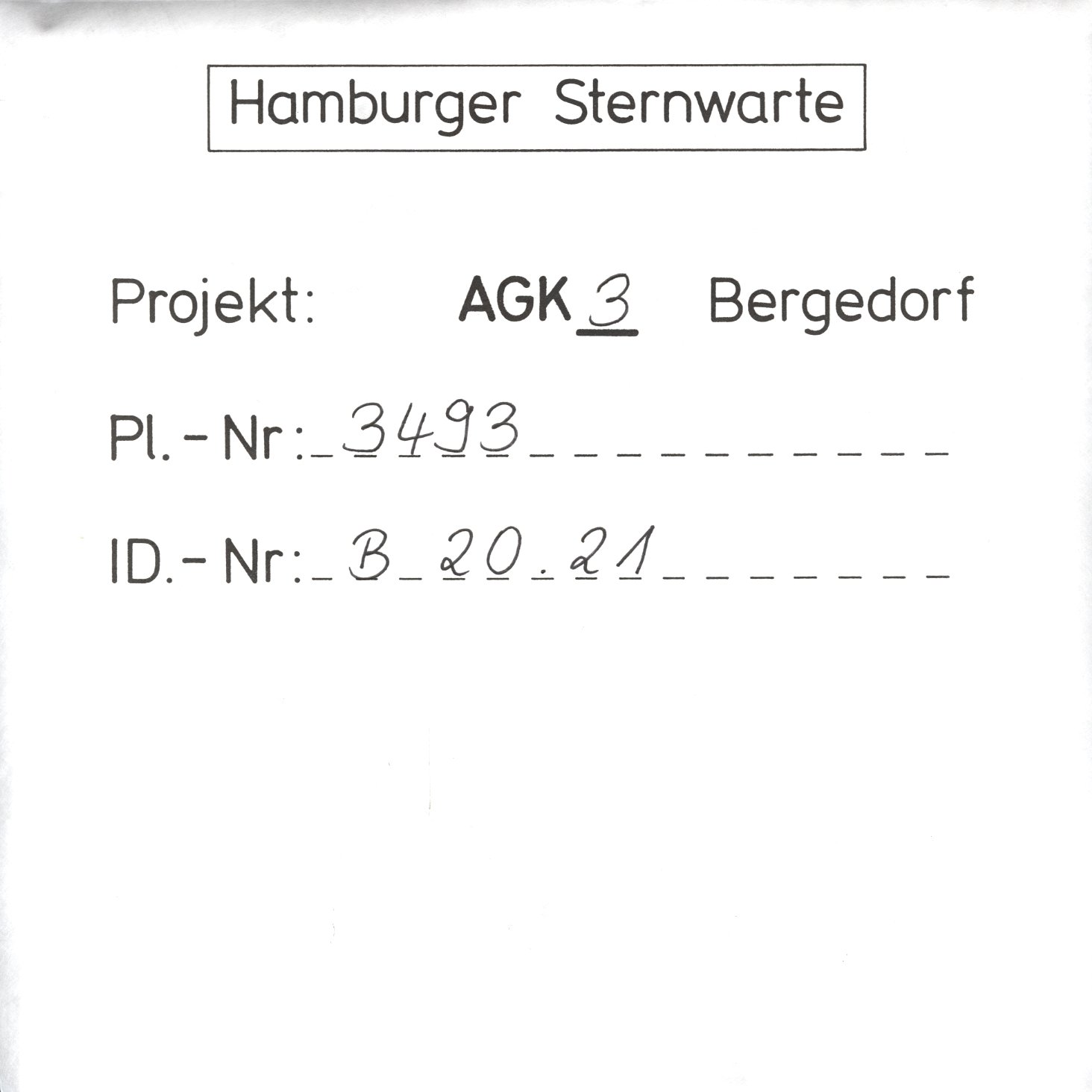 Plattenhuelle AG03493