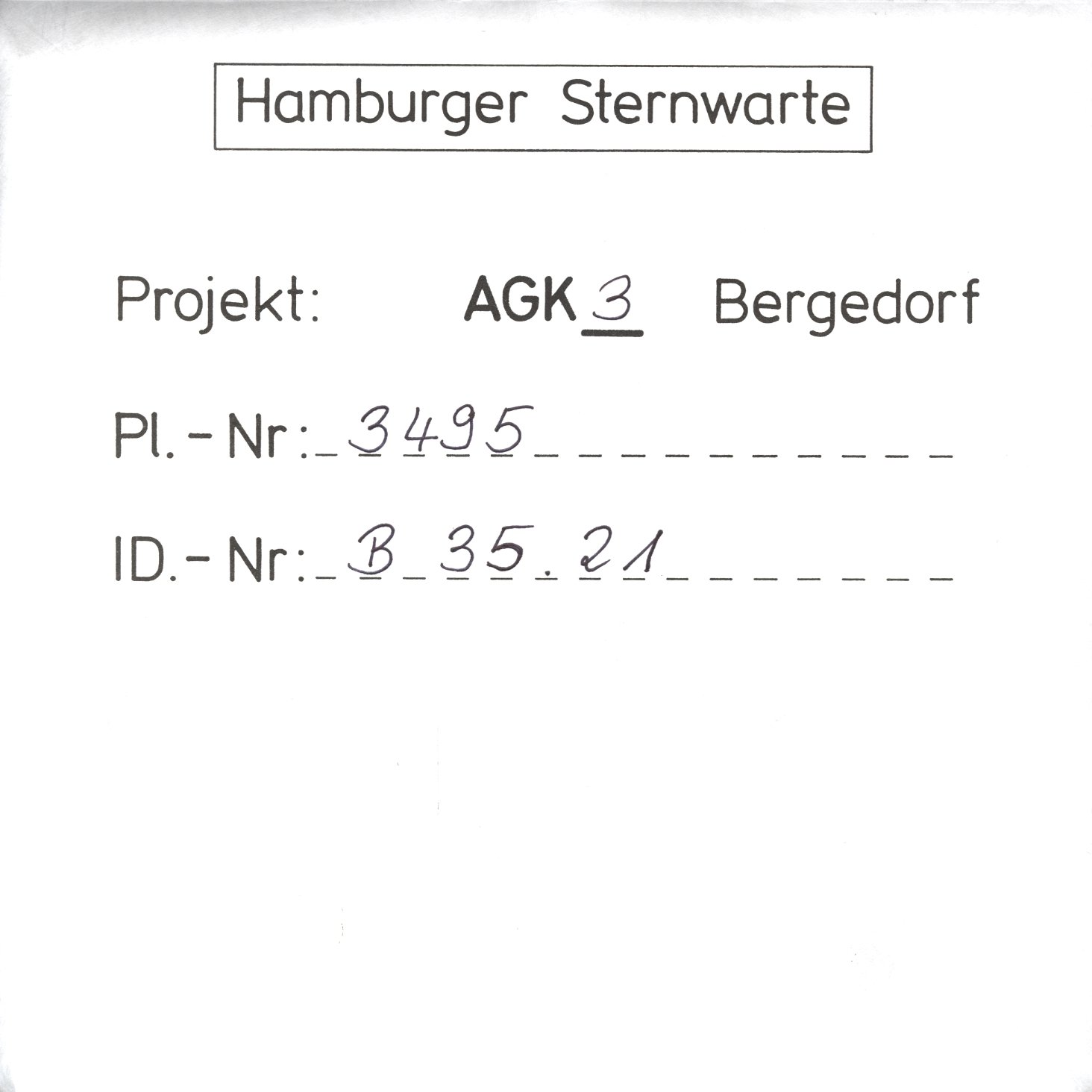 Plattenhuelle AG03495