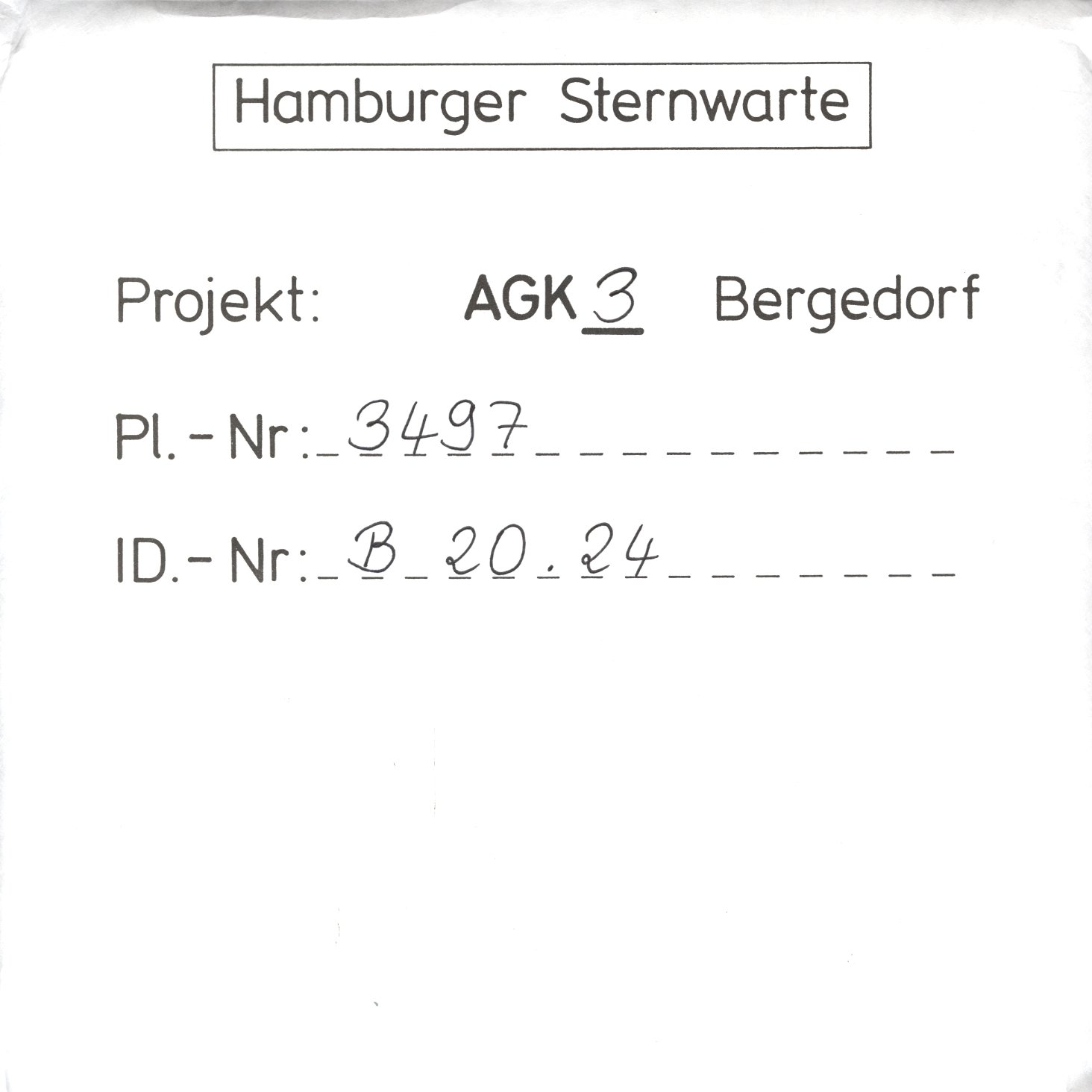 Plattenhuelle AG03497
