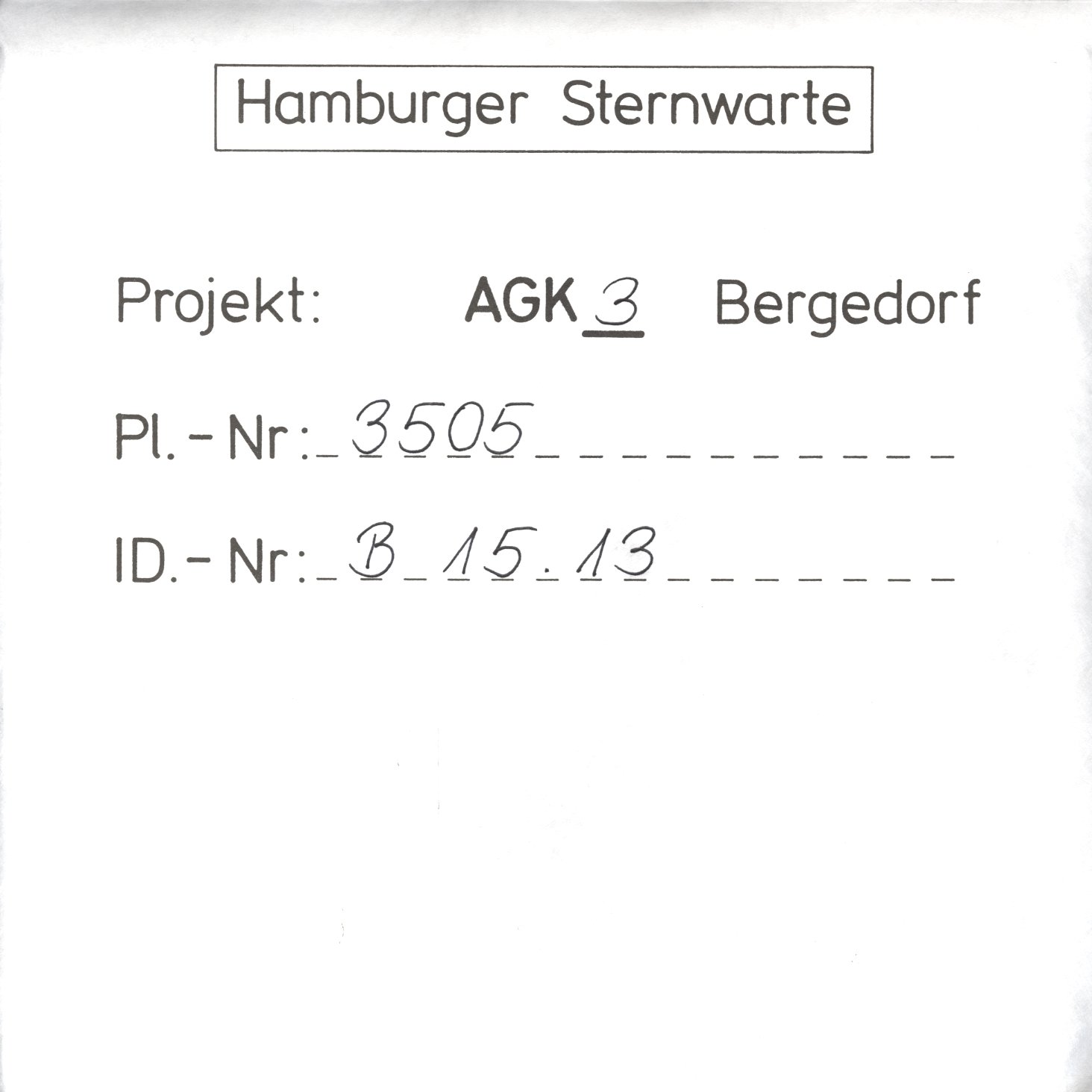 Plattenhuelle AG03505