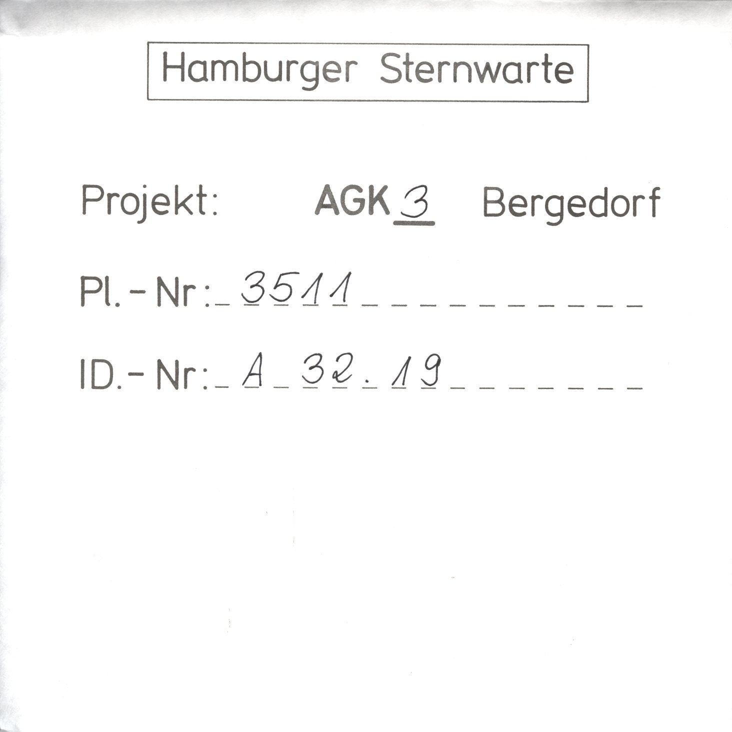 Plattenhuelle AG03511