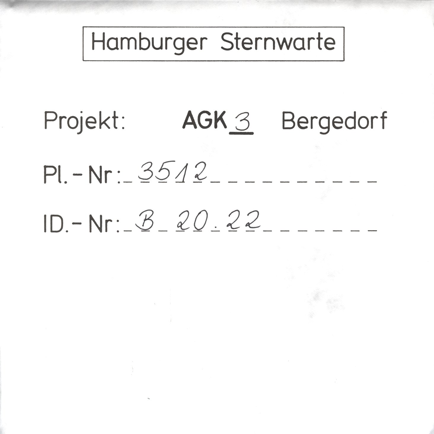 Plattenhuelle AG03512