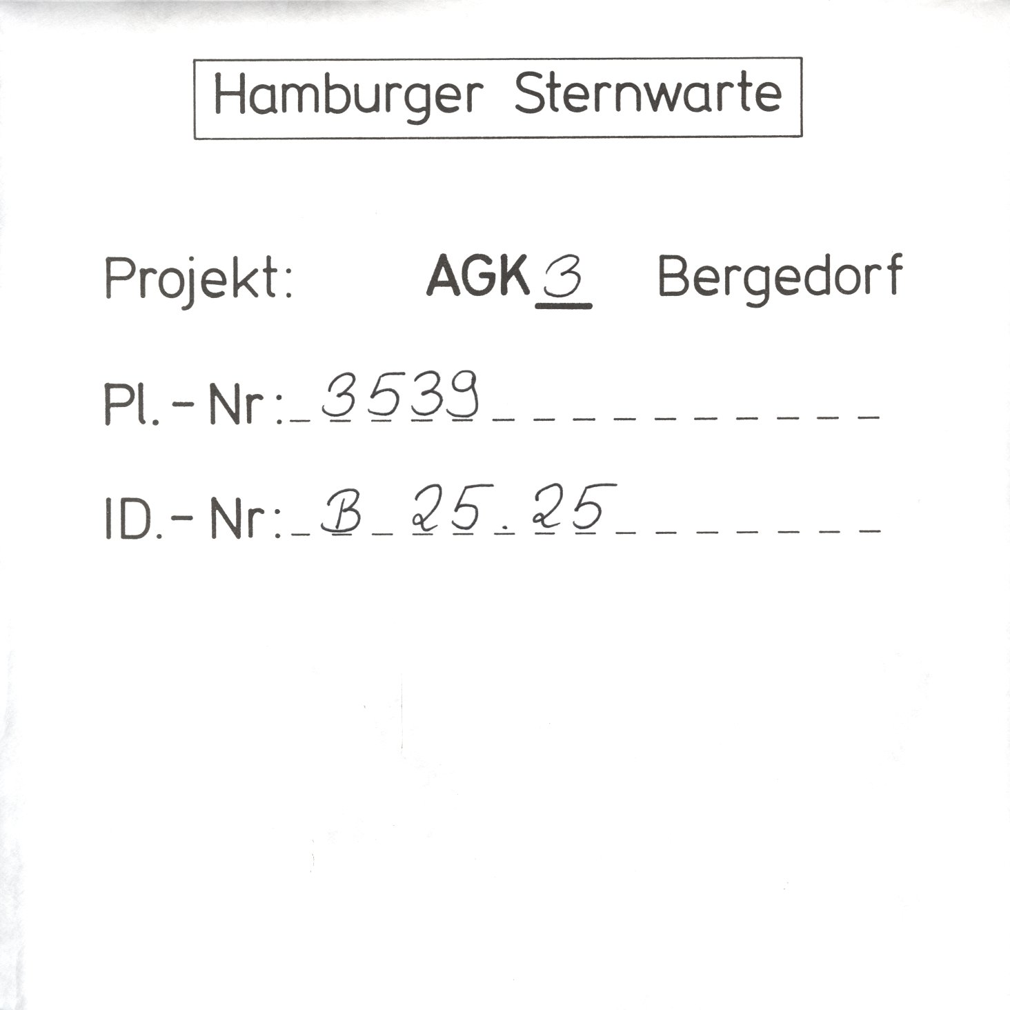Plattenhuelle AG03539