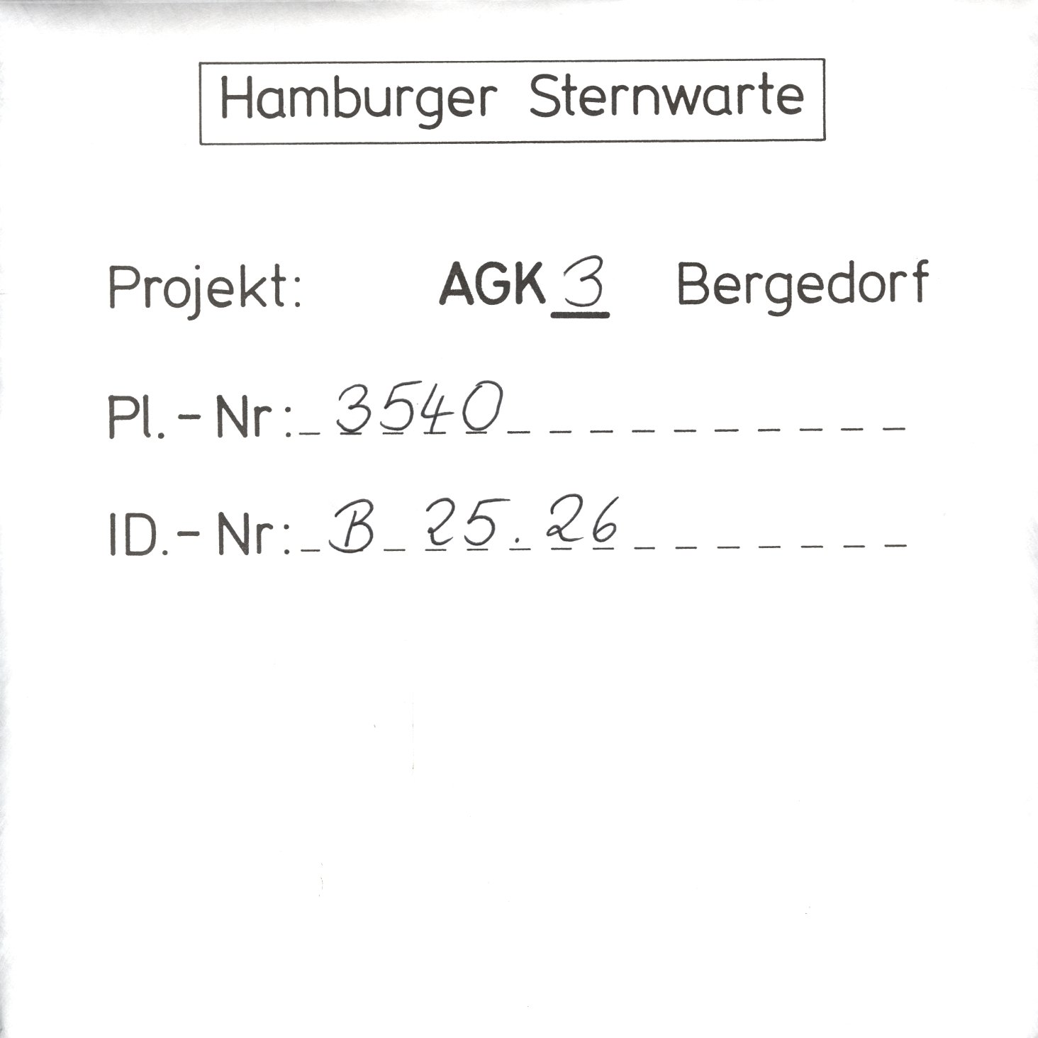 Plattenhuelle AG03540