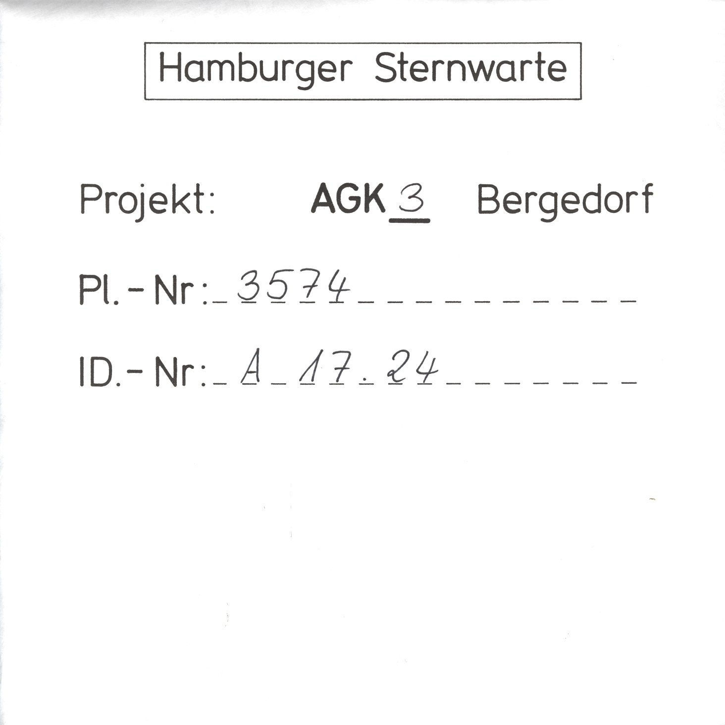 Plattenhuelle AG03574