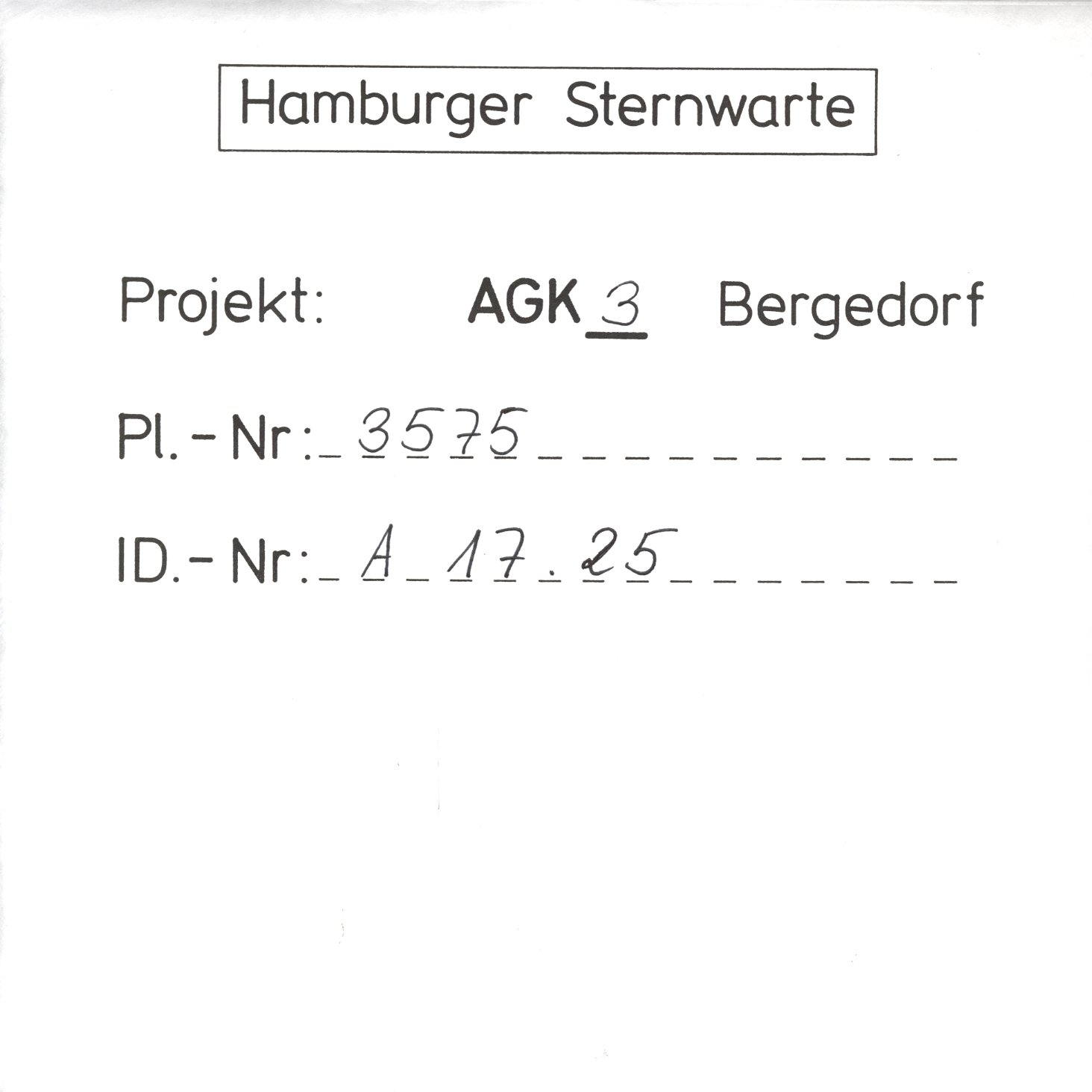 Plattenhuelle AG03575