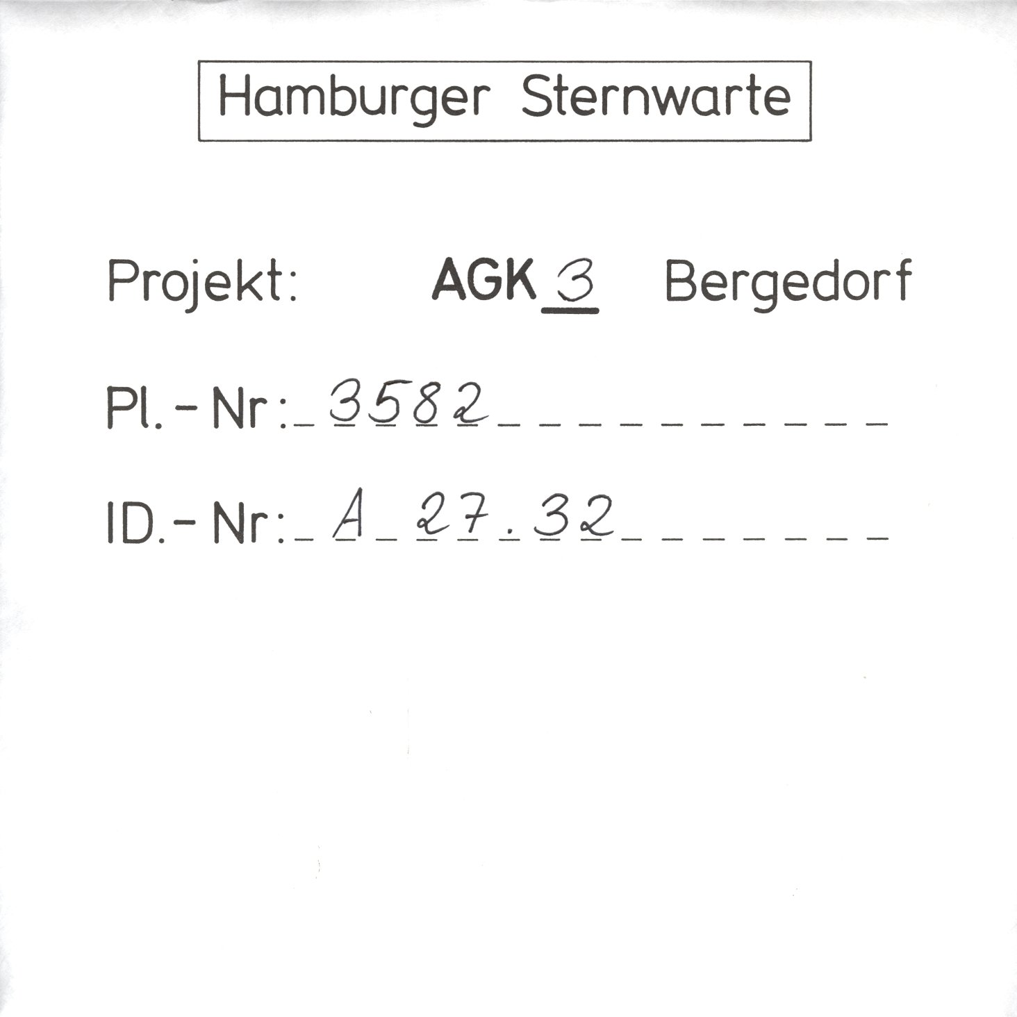 Plattenhuelle AG03582