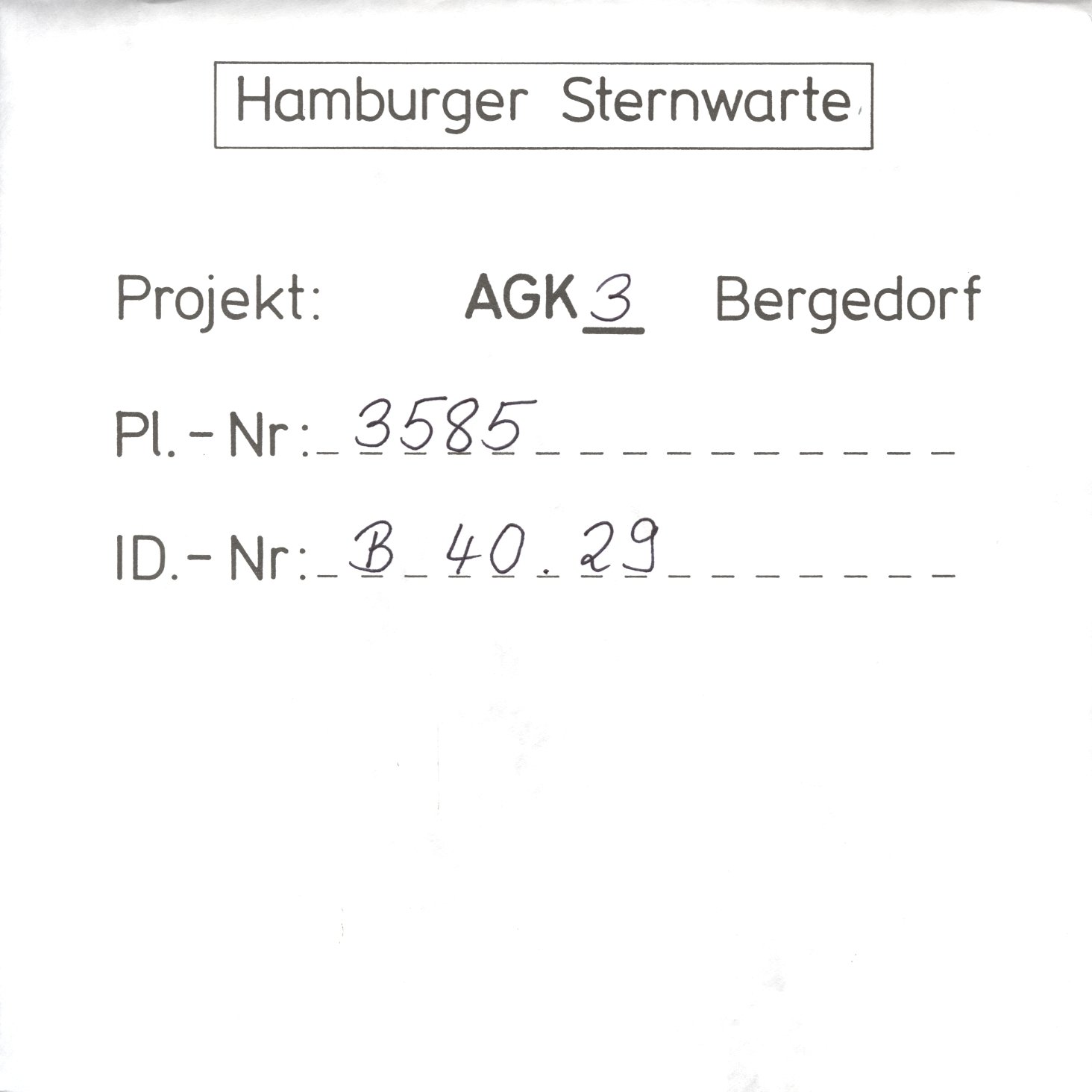 Plattenhuelle AG03585