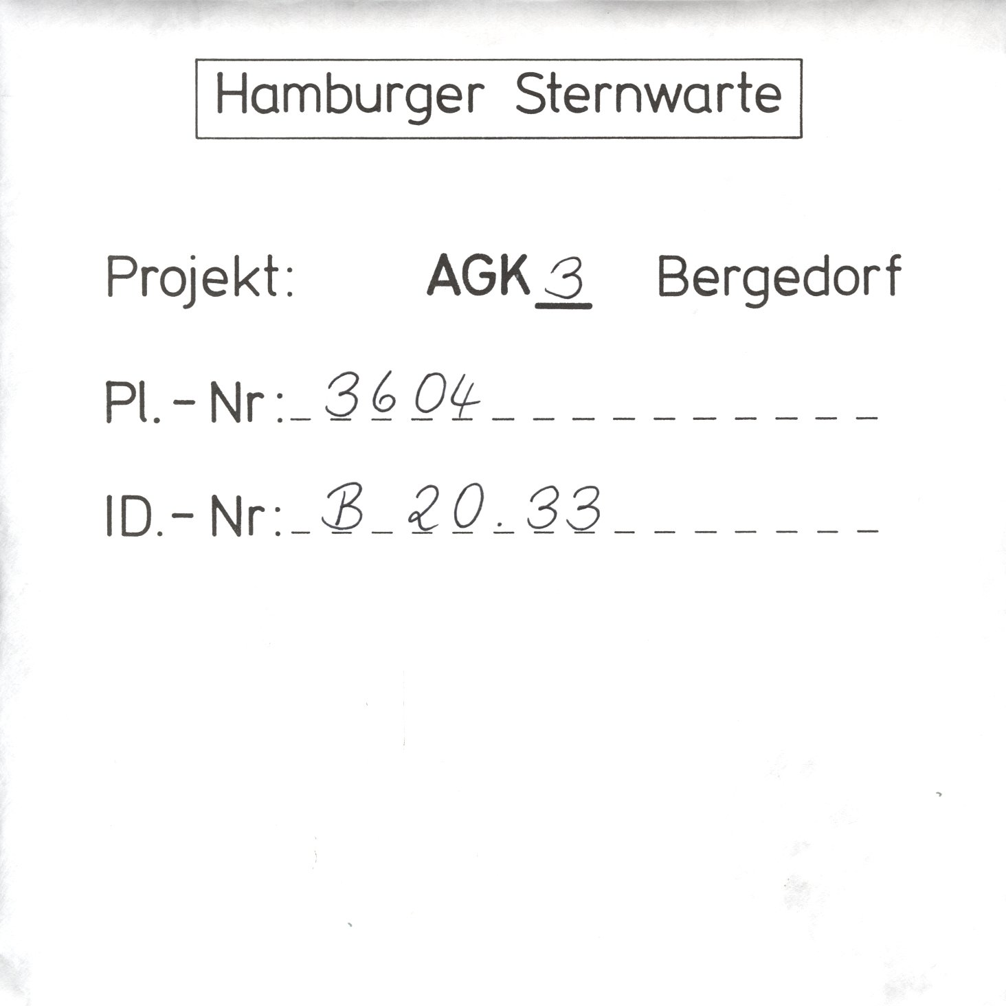 Plattenhuelle AG03604