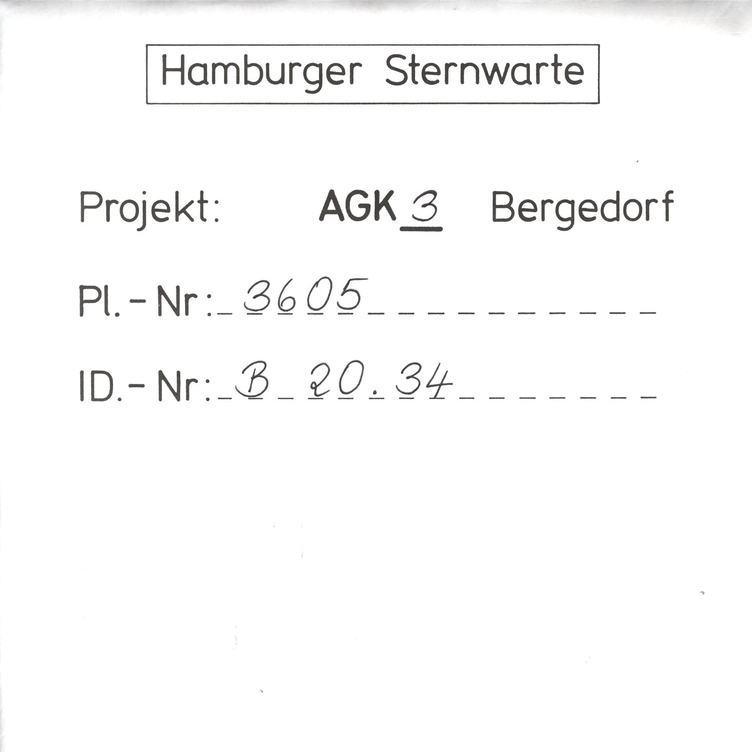 Plattenhuelle AG03605