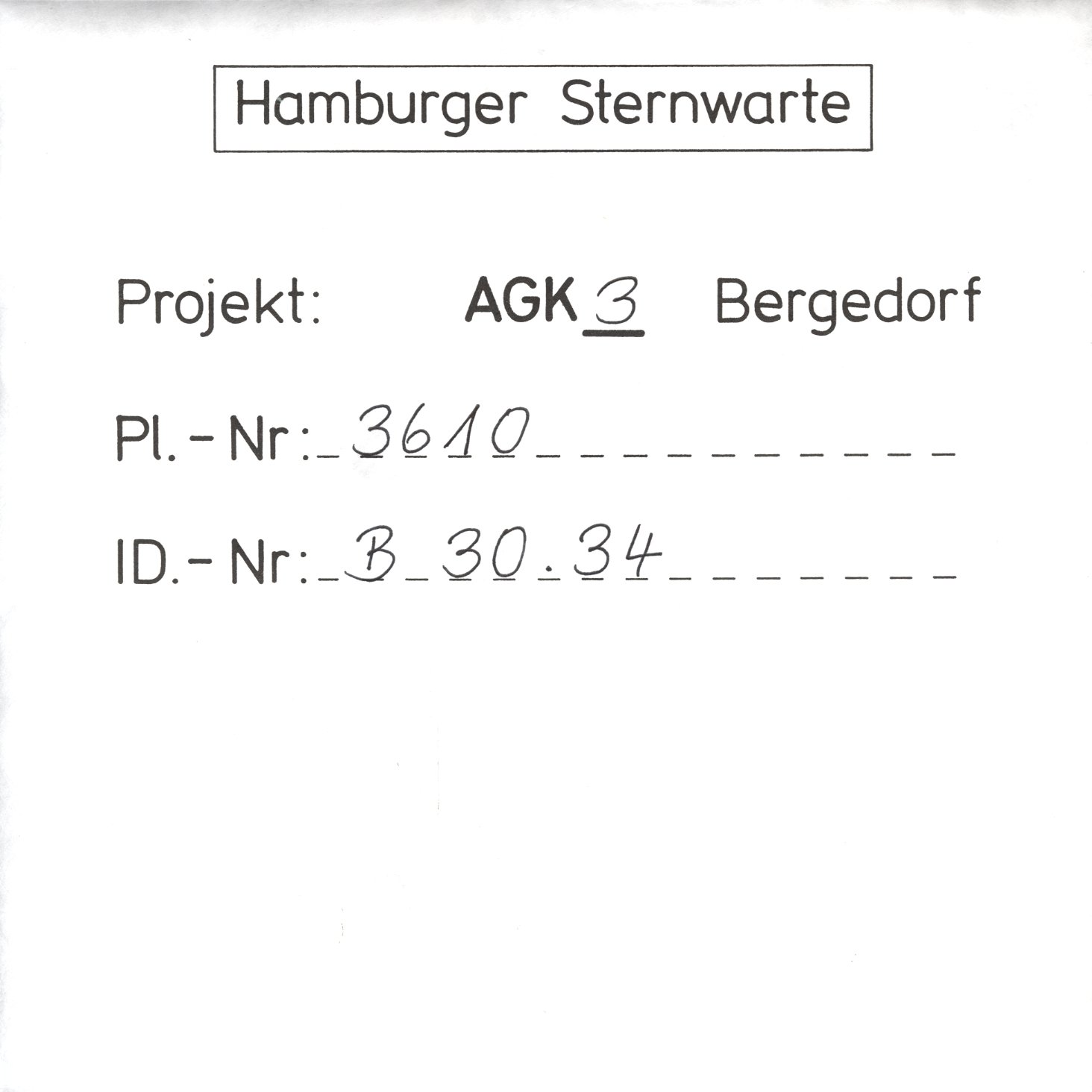 Plattenhuelle AG03610