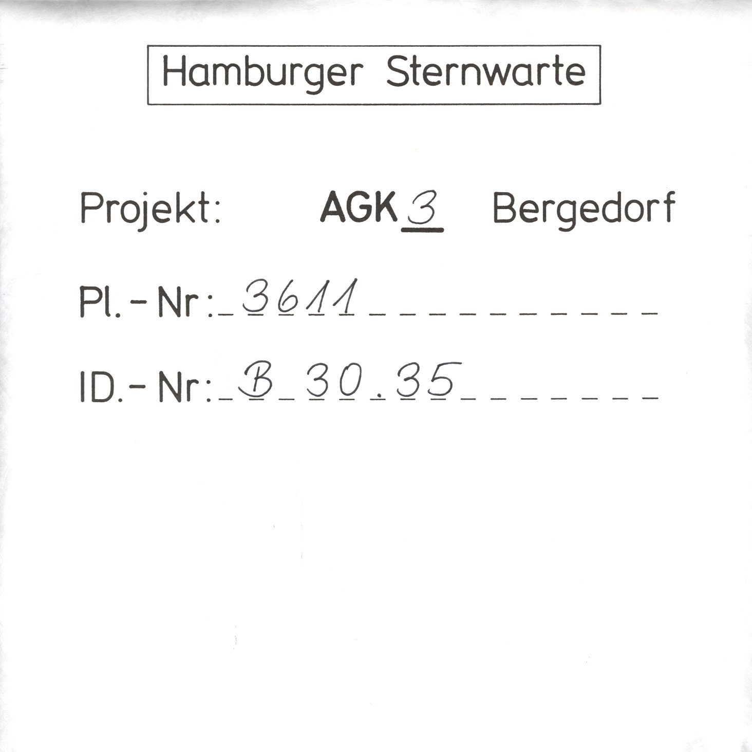 Plattenhuelle AG03611
