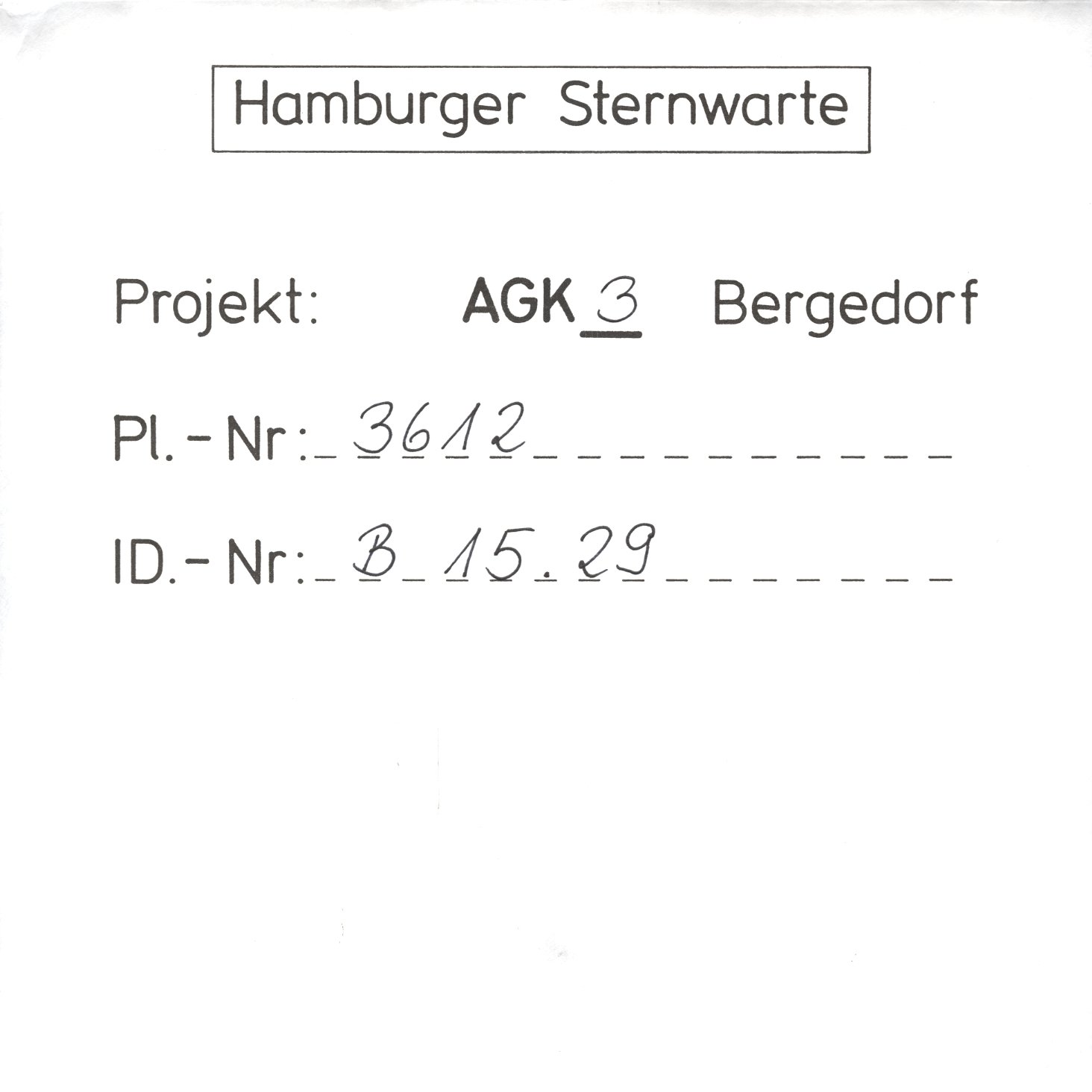 Plattenhuelle AG03612