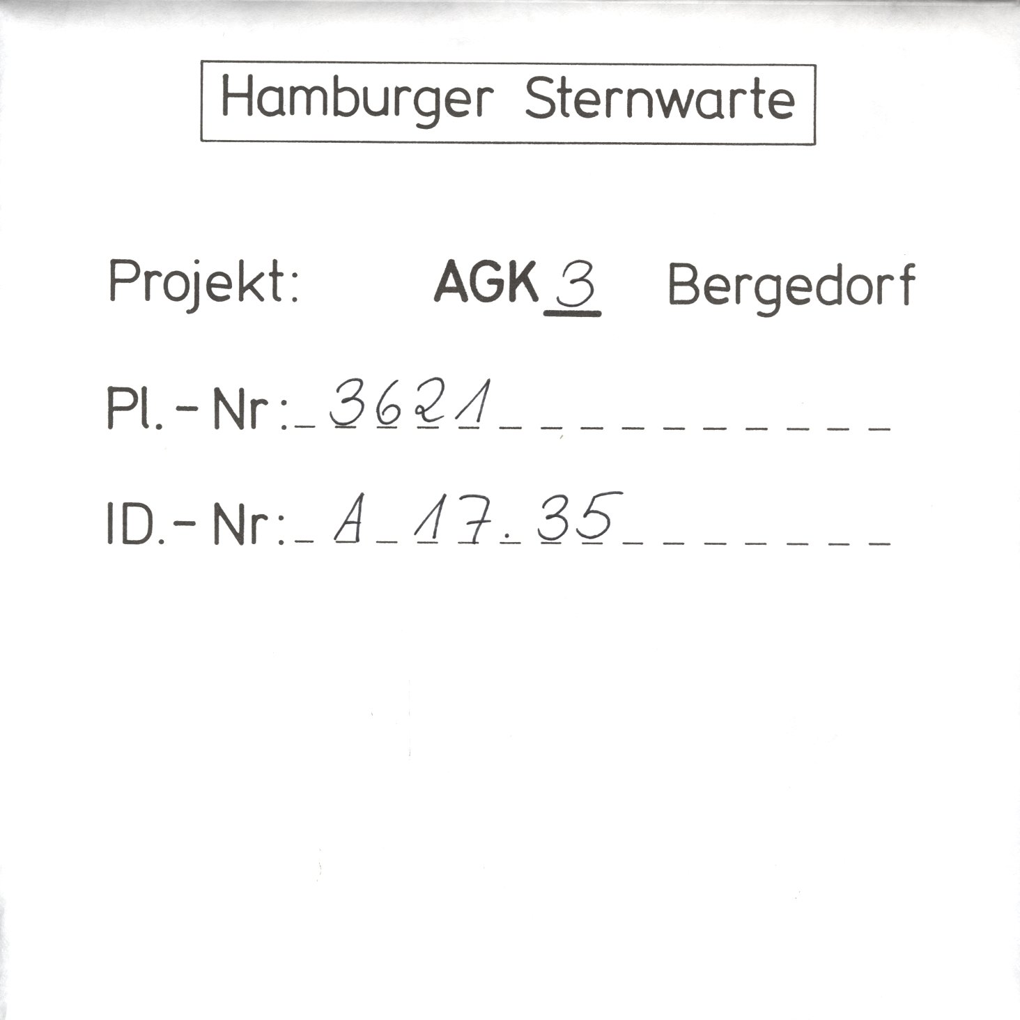 Plattenhuelle AG03621