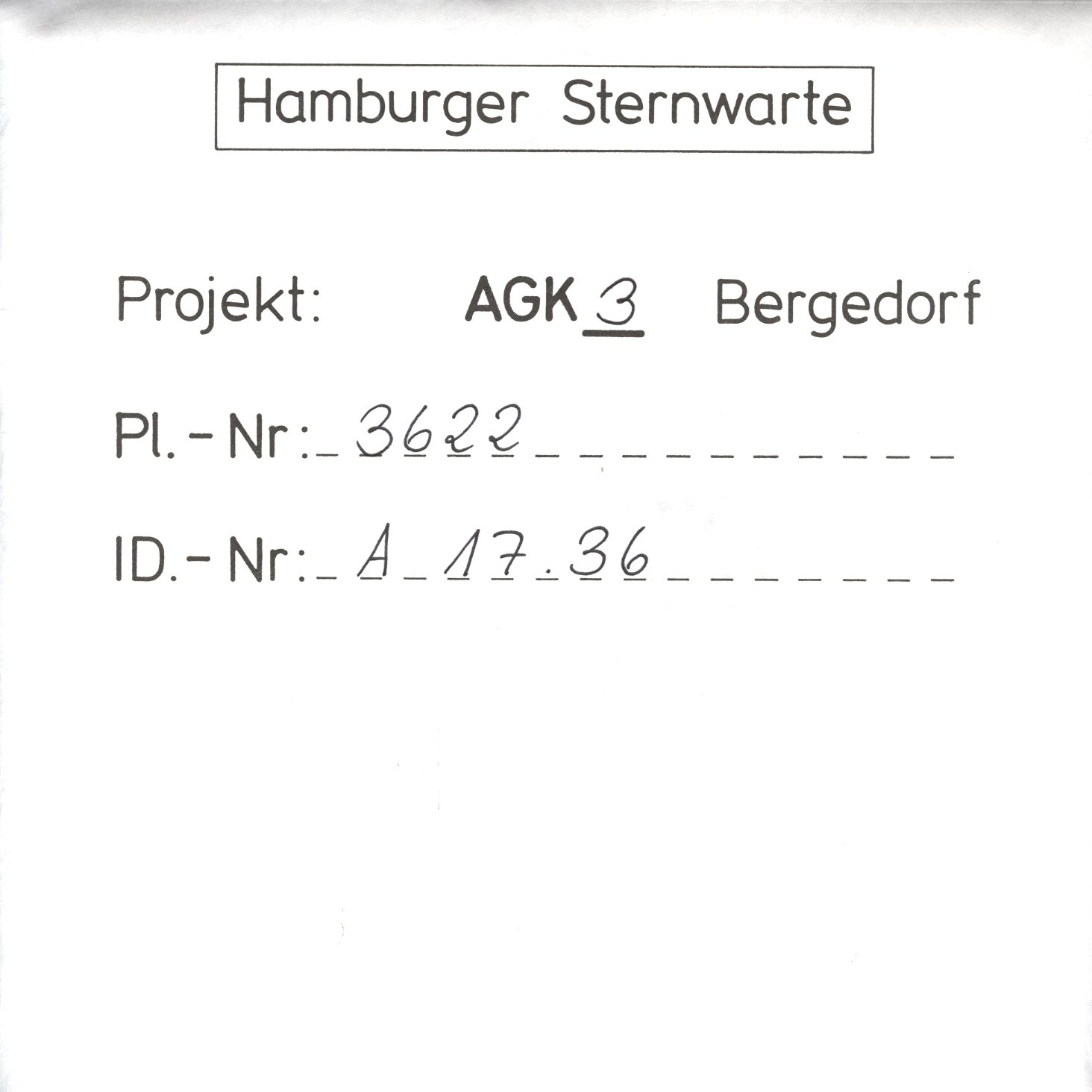 Plattenhuelle AG03622