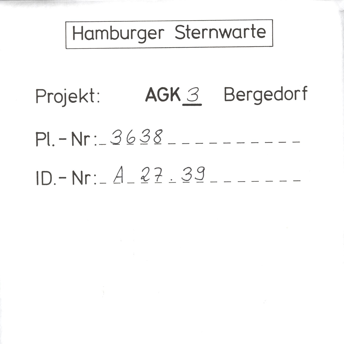 Plattenhuelle AG03638