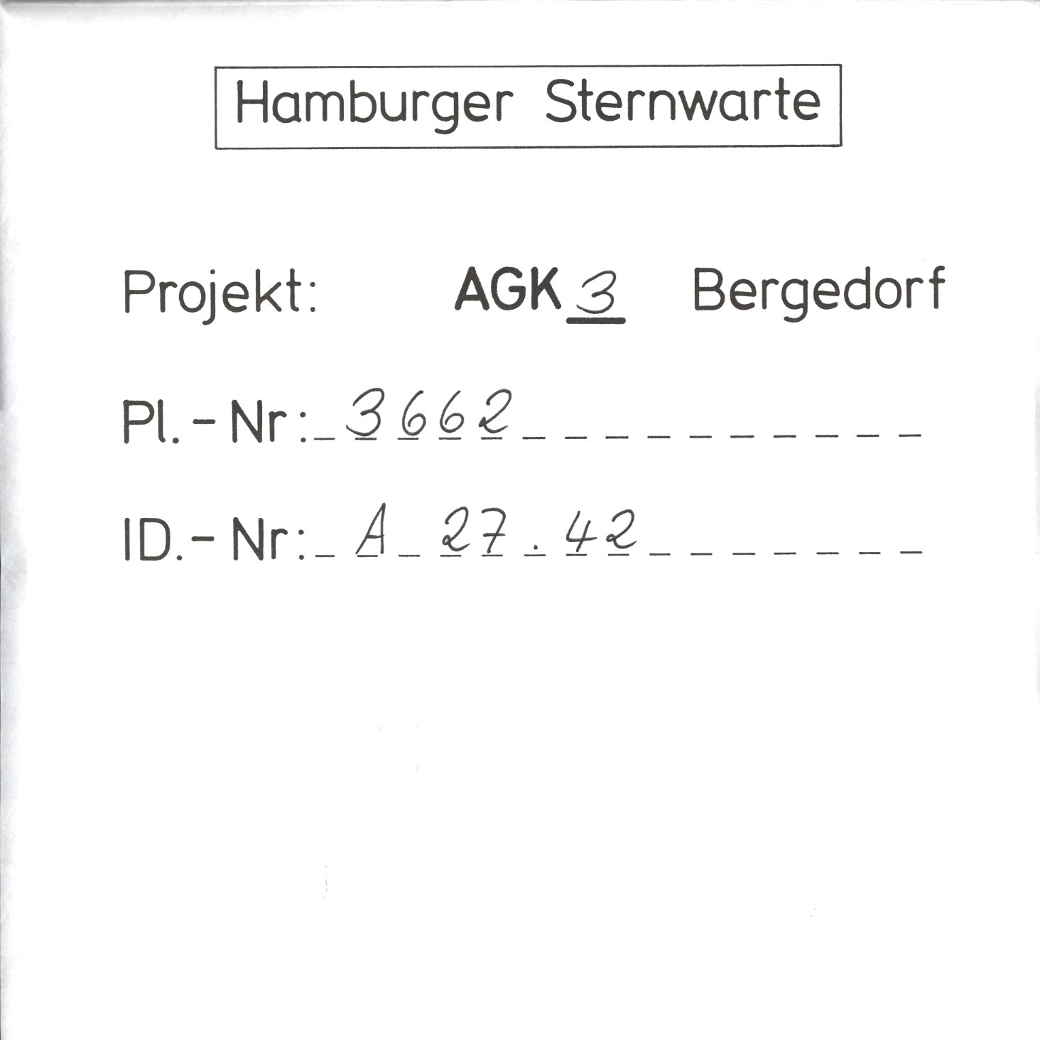 Plattenhuelle AG03662