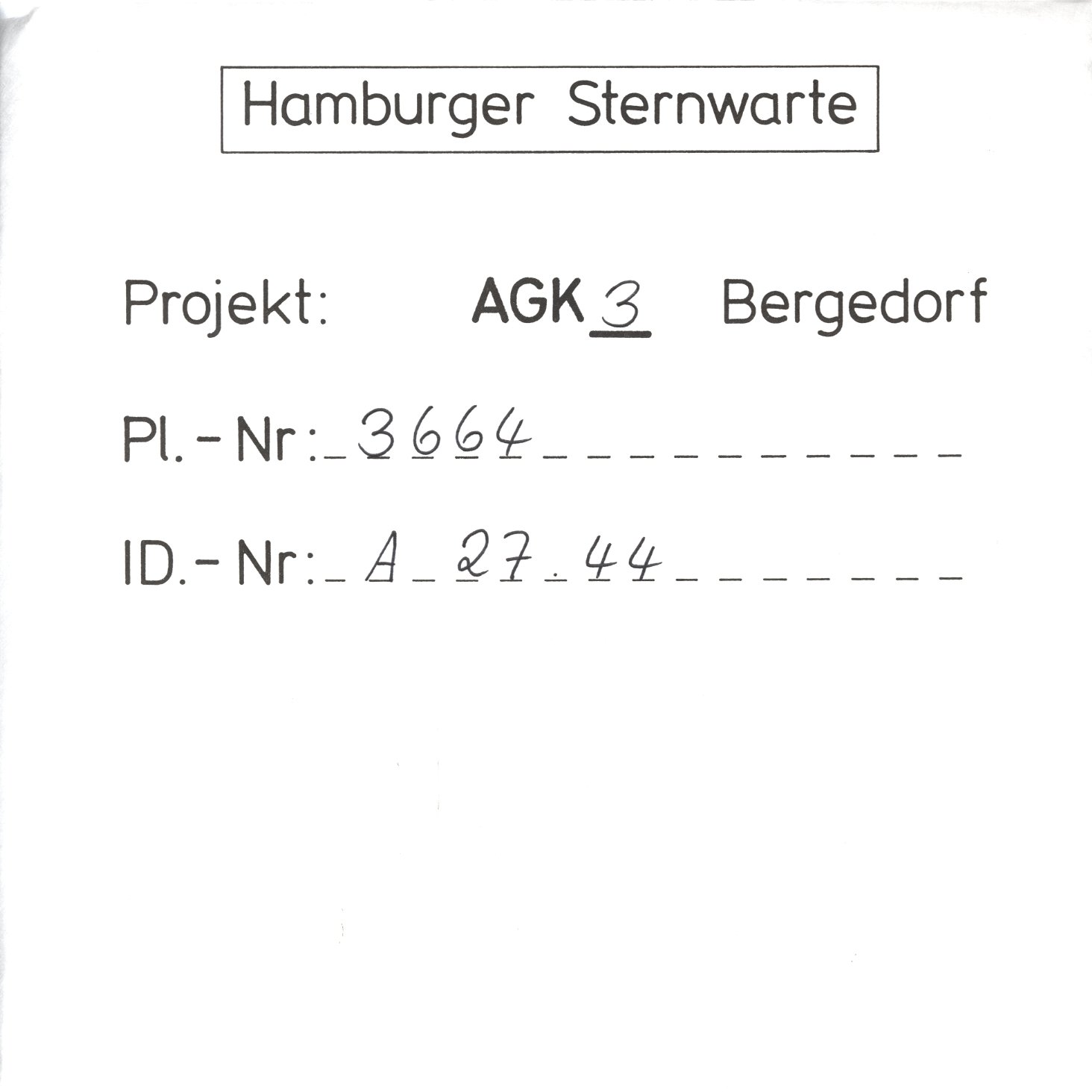 Plattenhuelle AG03664