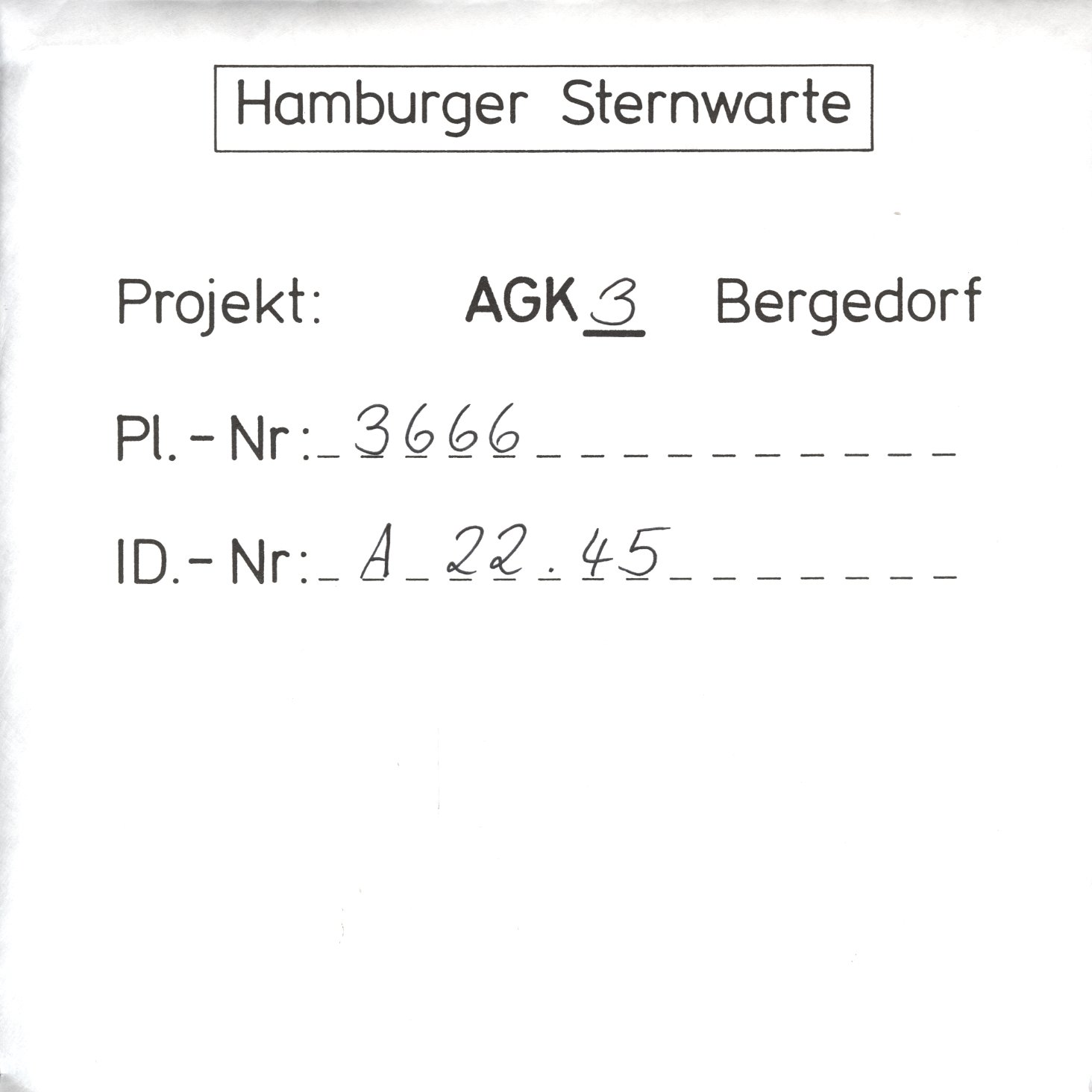 Plattenhuelle AG03666