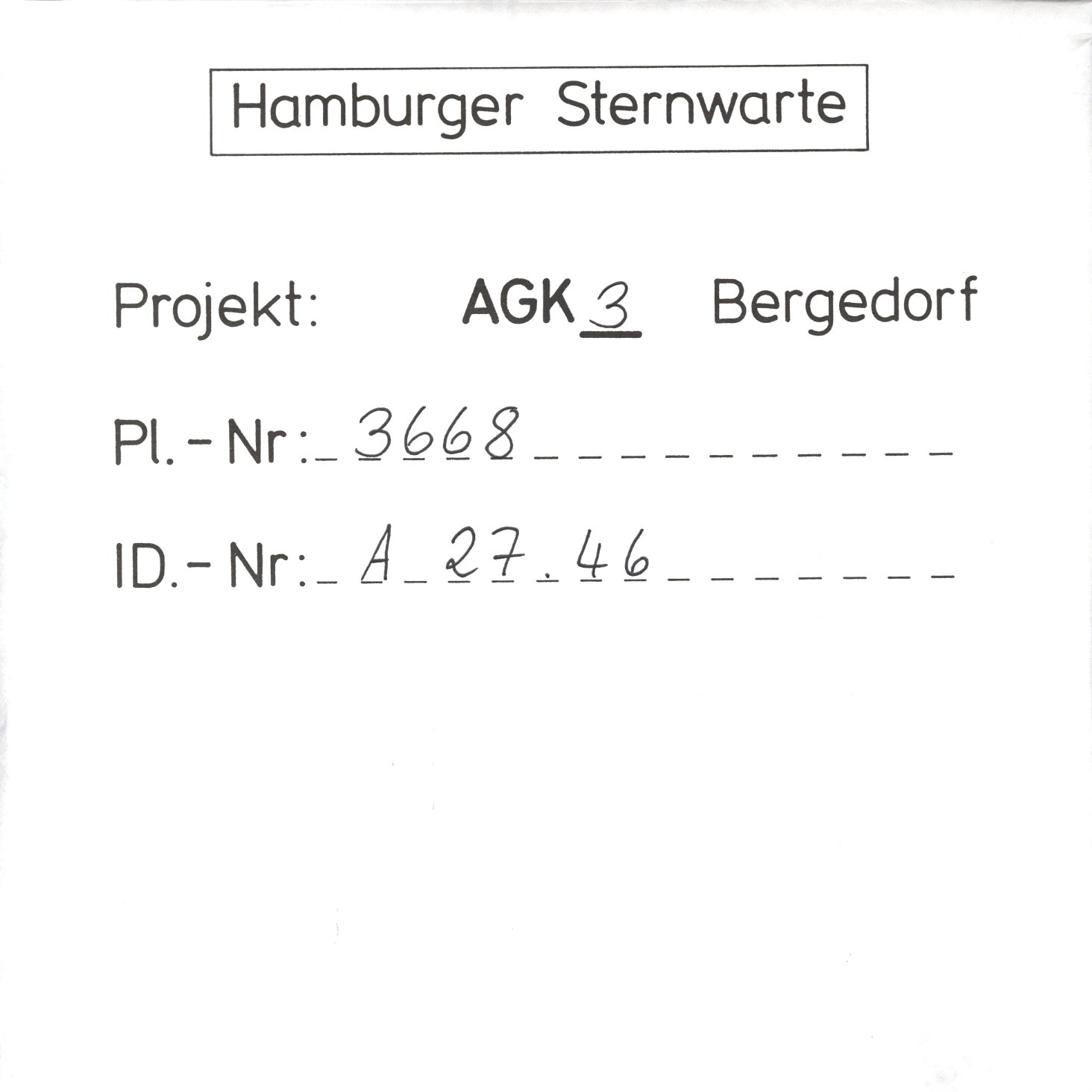 Plattenhuelle AG03668