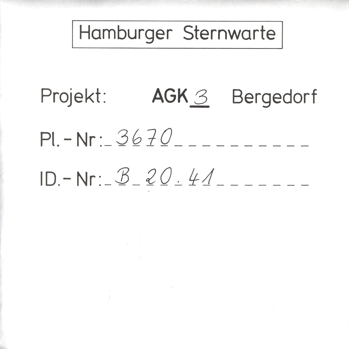 Plattenhuelle AG03670