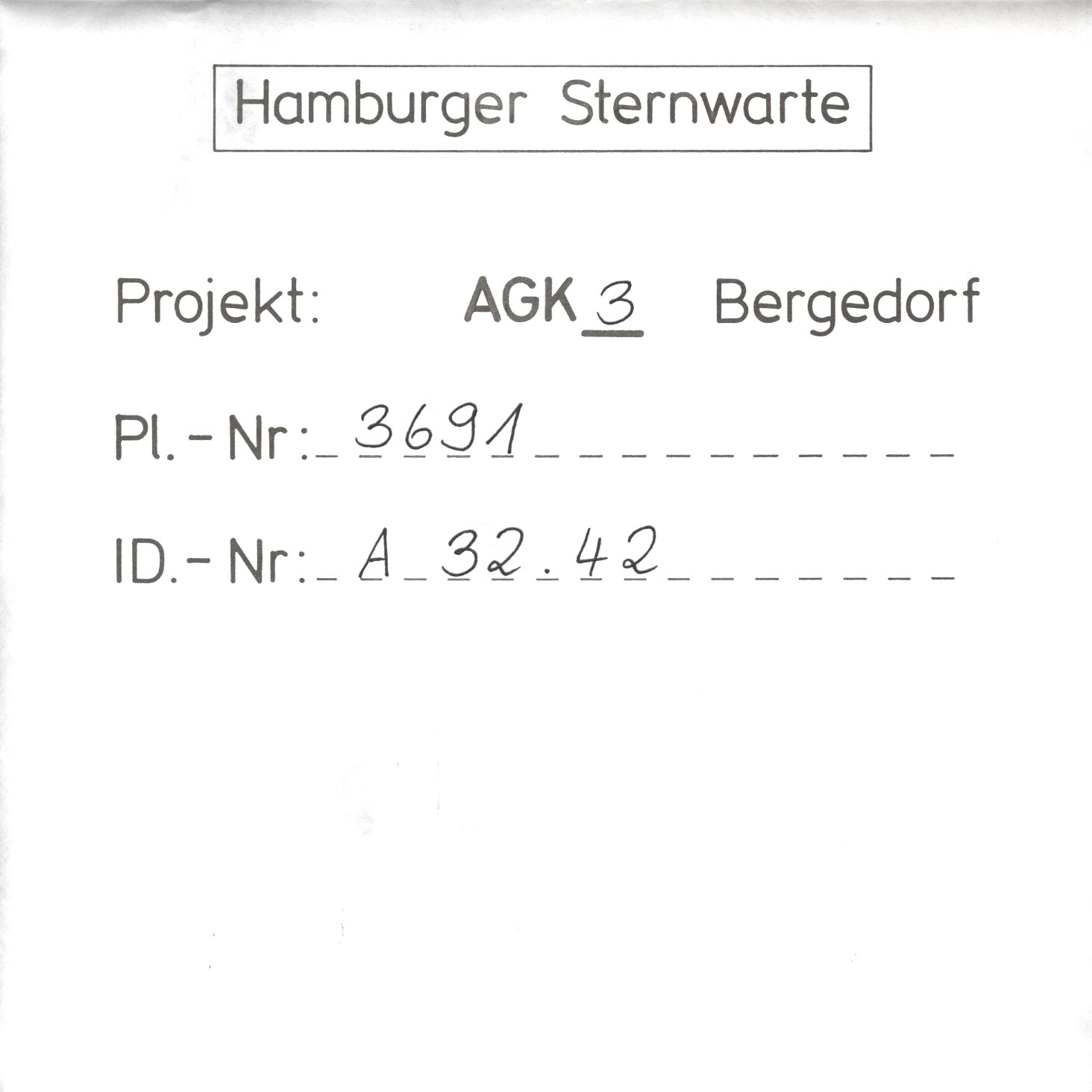 Plattenhuelle AG03691