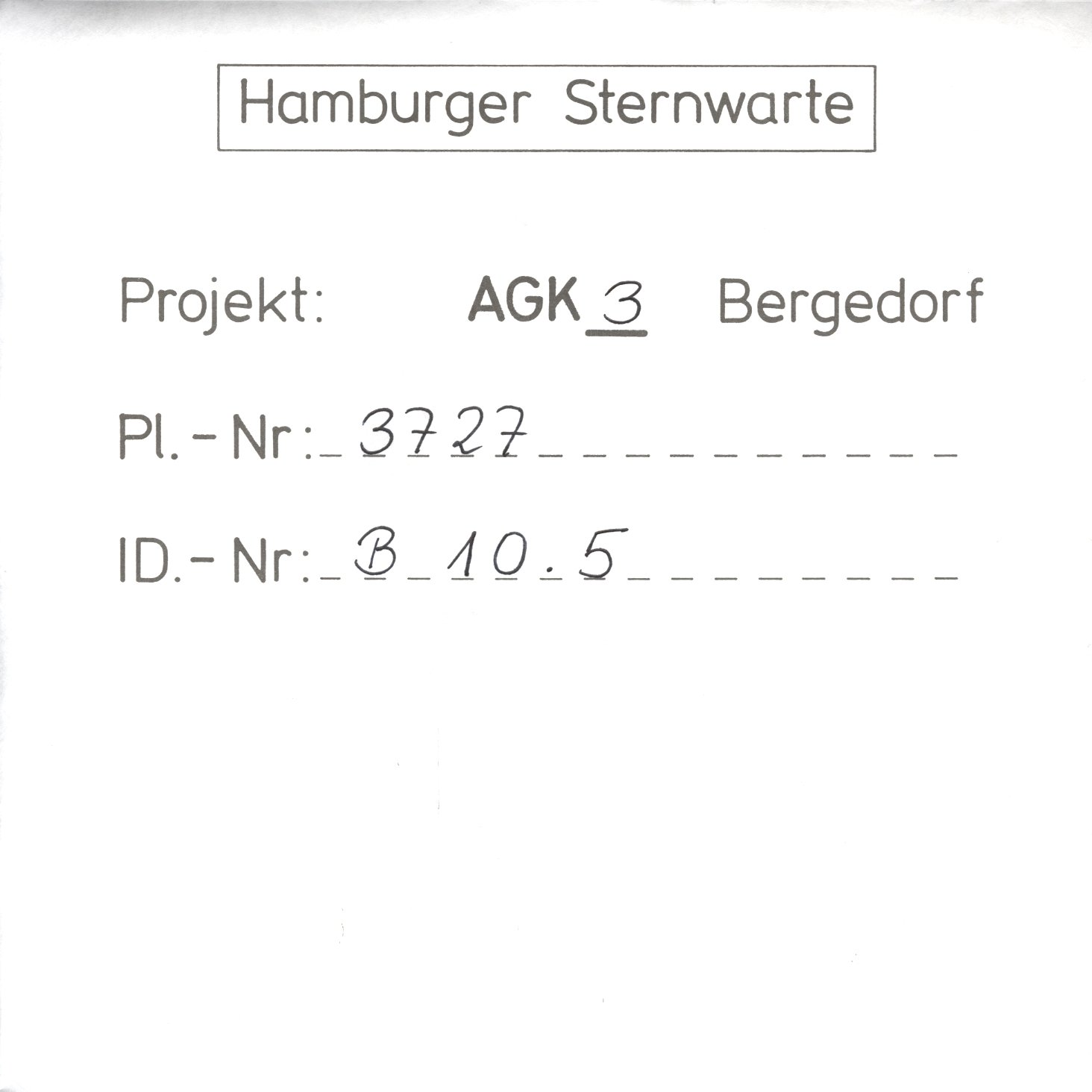 Plattenhuelle AG03727