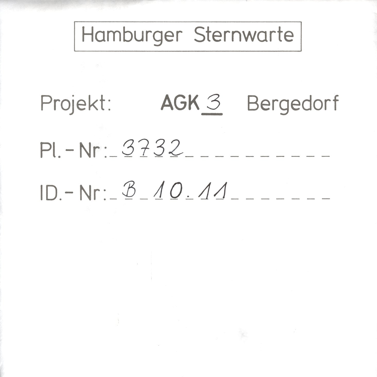 Plattenhuelle AG03732