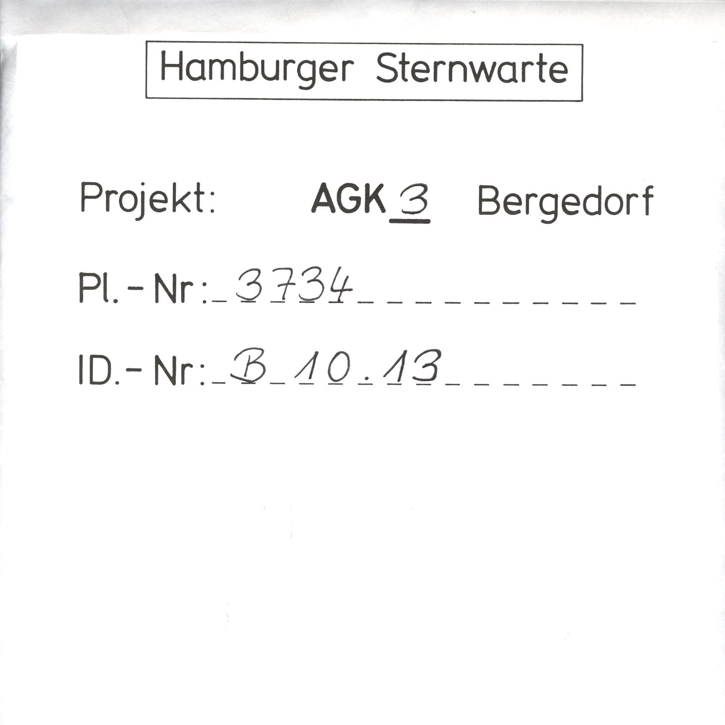 Plattenhuelle AG03734