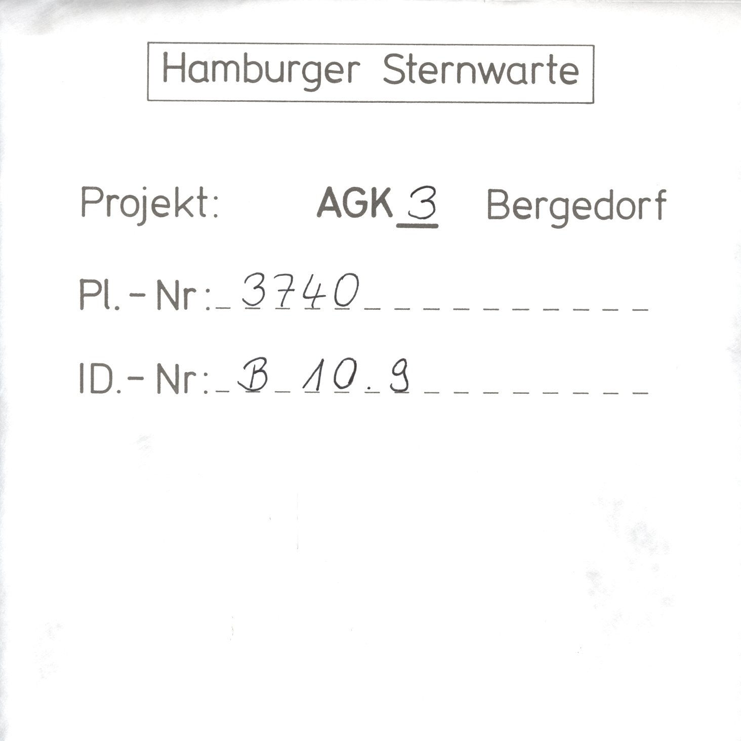 Plattenhuelle AG03740