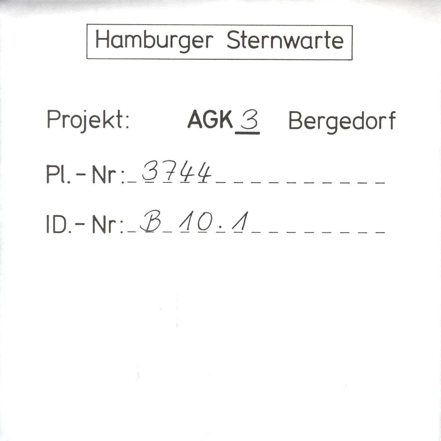 Plattenhuelle AG03744