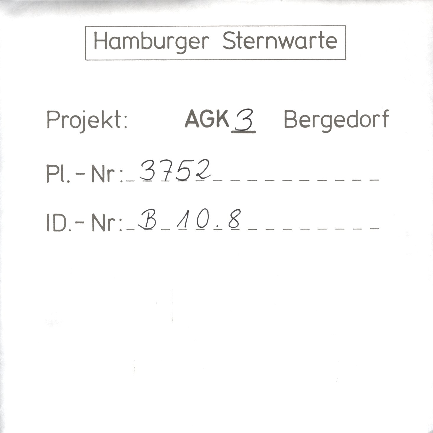 Plattenhuelle AG03752