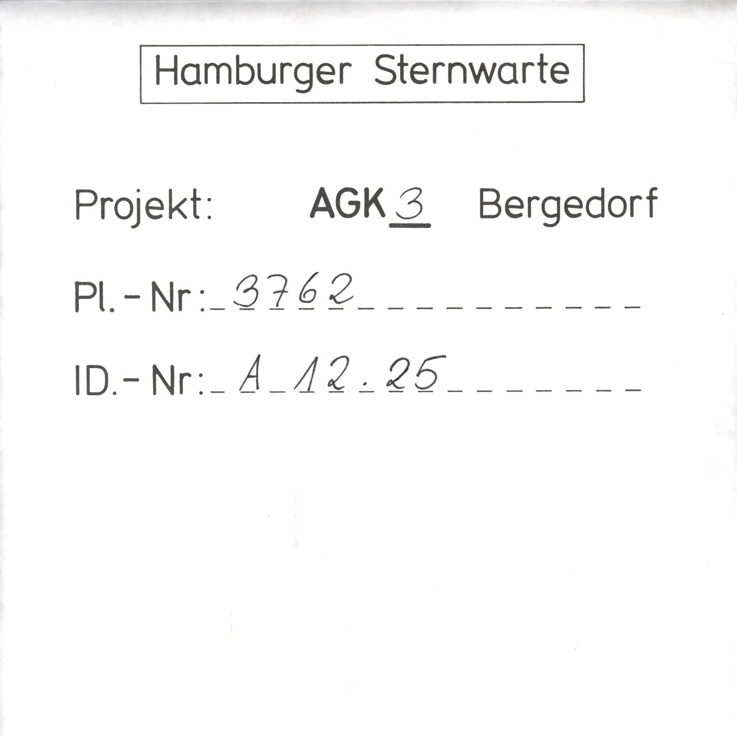 Plattenhuelle AG03762