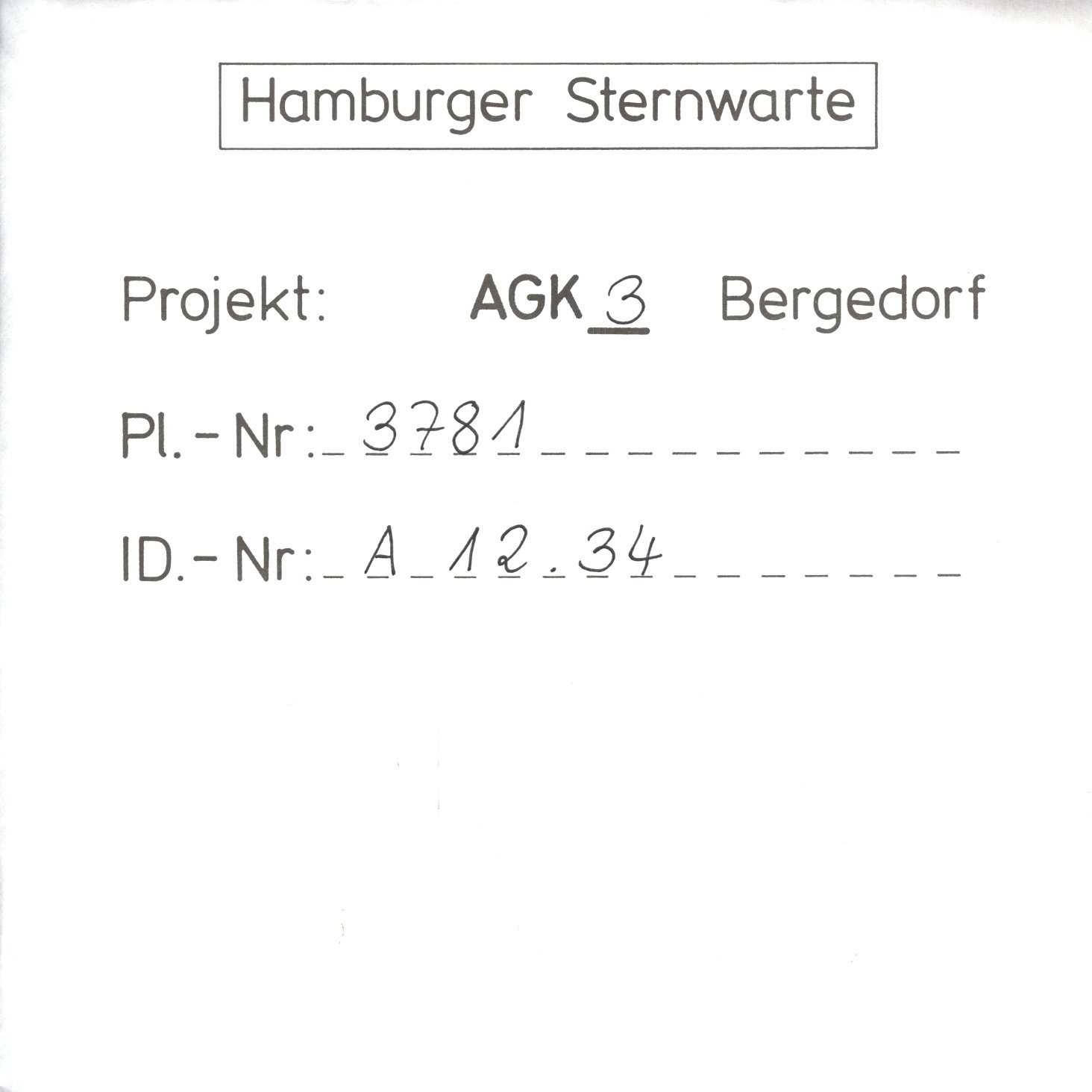 Plattenhuelle AG03781