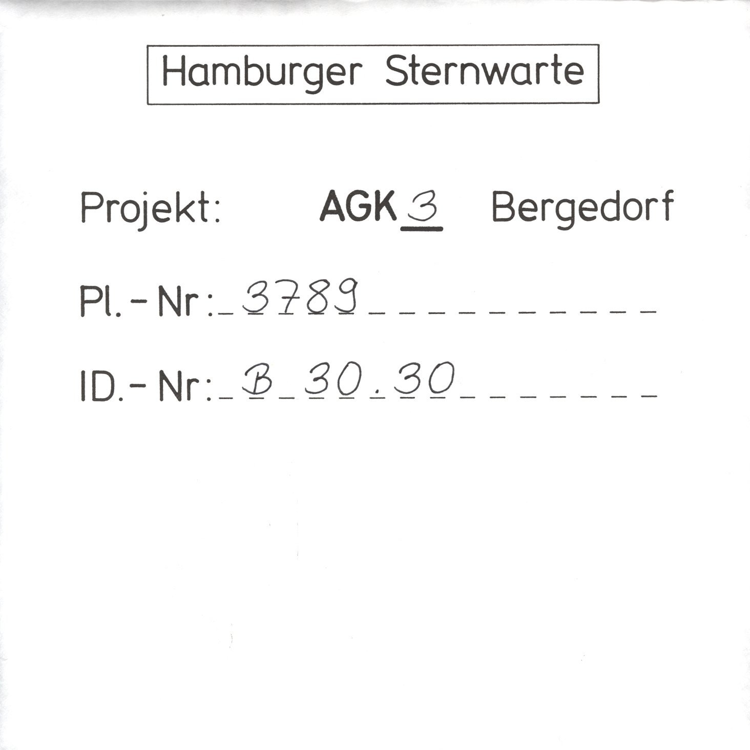 Plattenhuelle AG03789