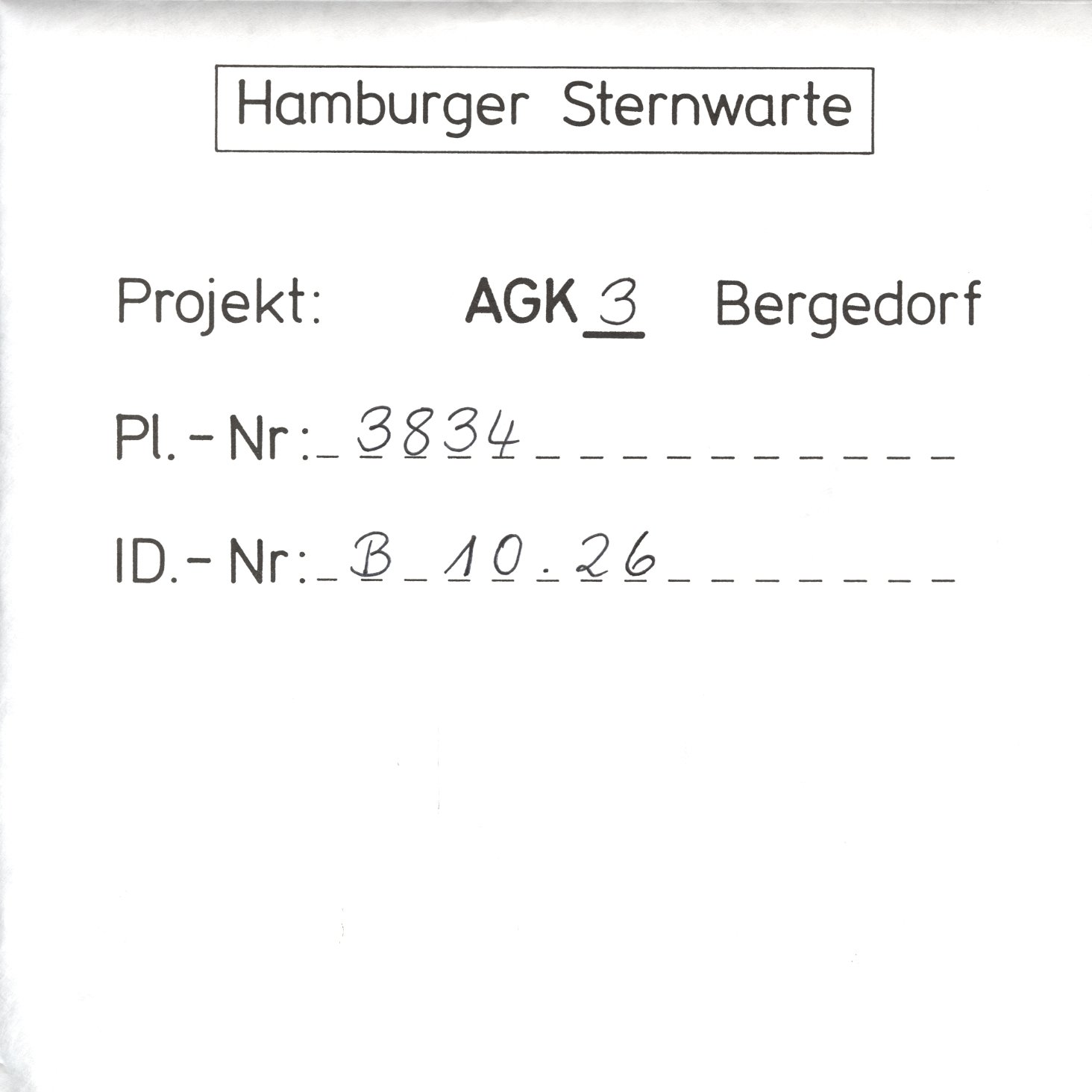 Plattenhuelle AG03834