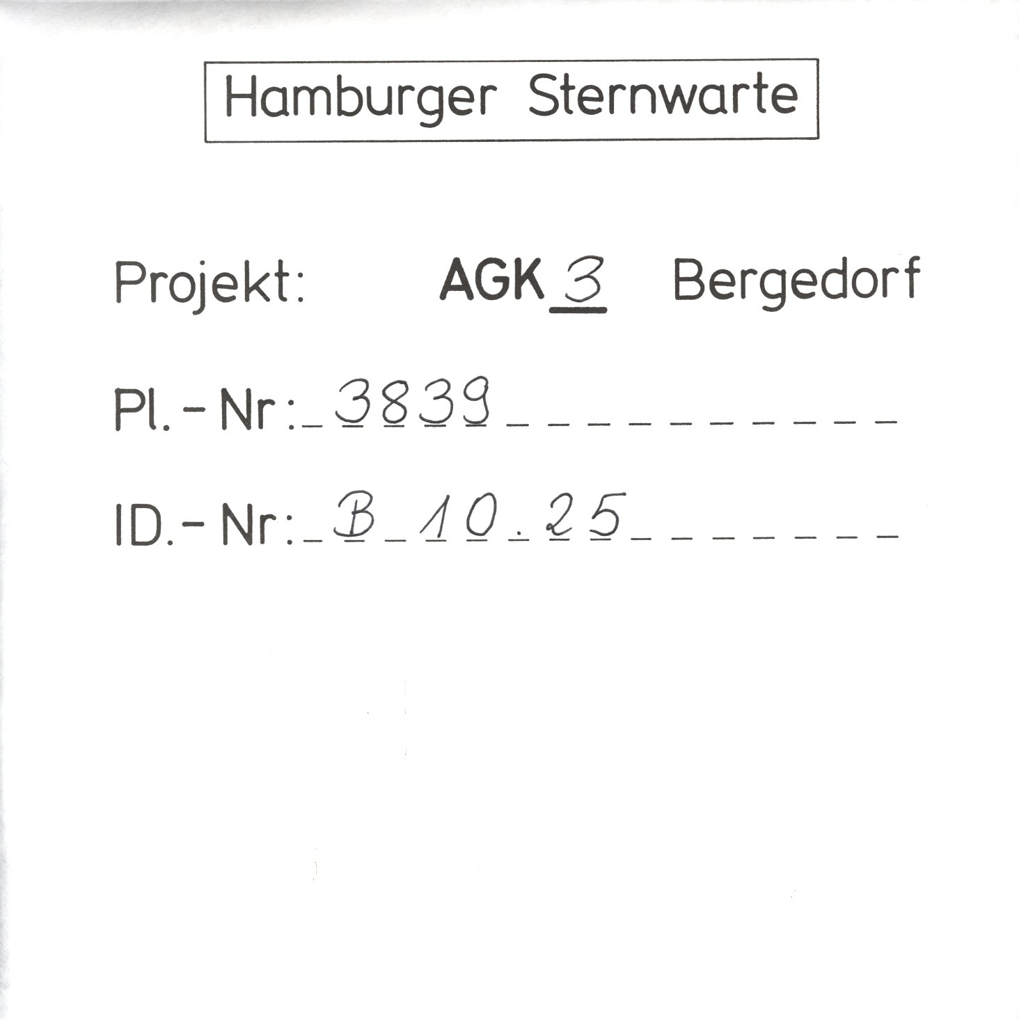 Plattenhuelle AG03839