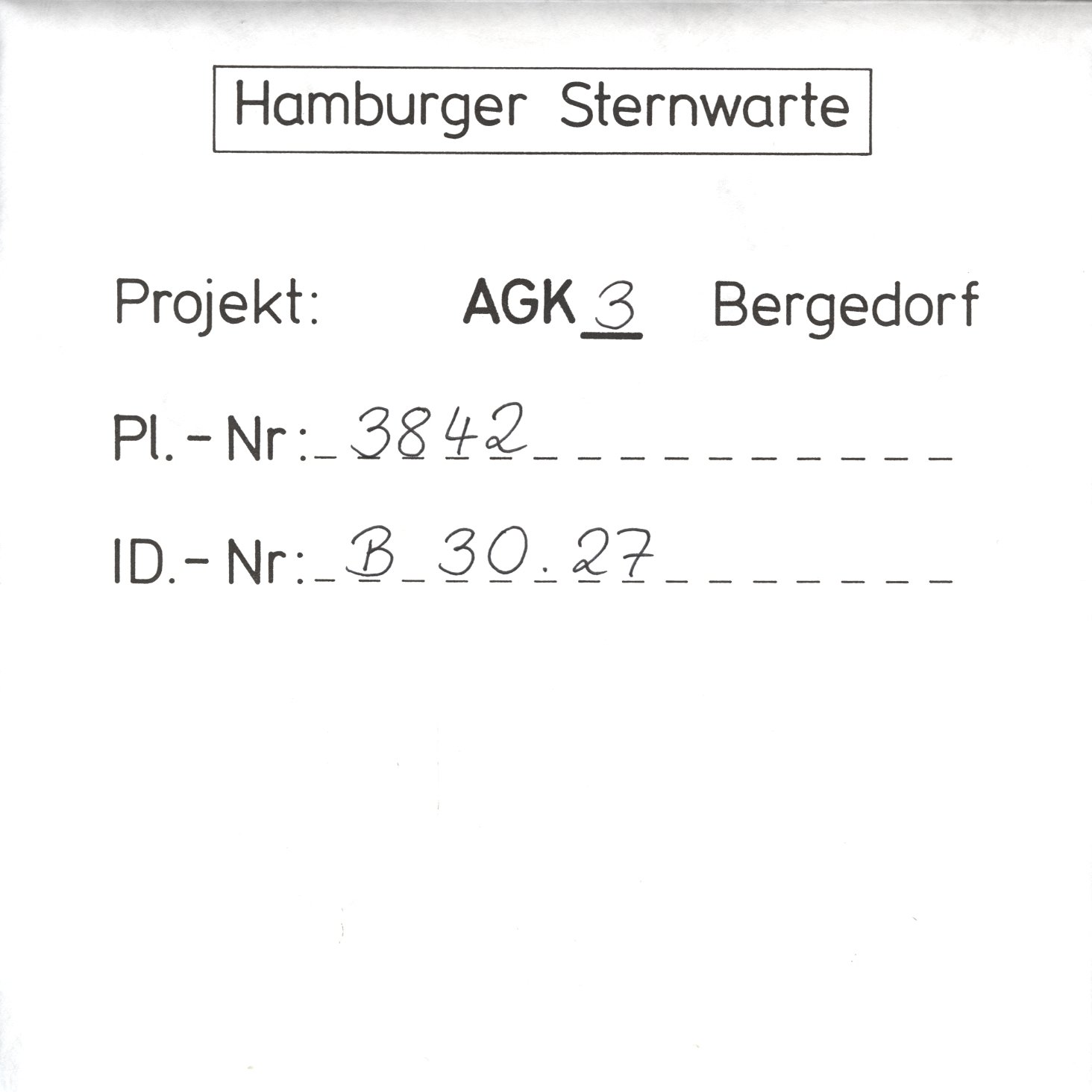 Plattenhuelle AG03842