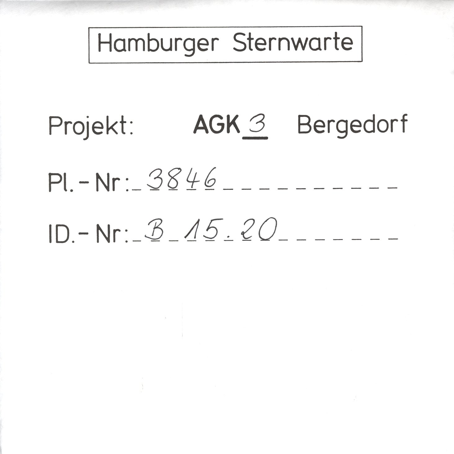 Plattenhuelle AG03846