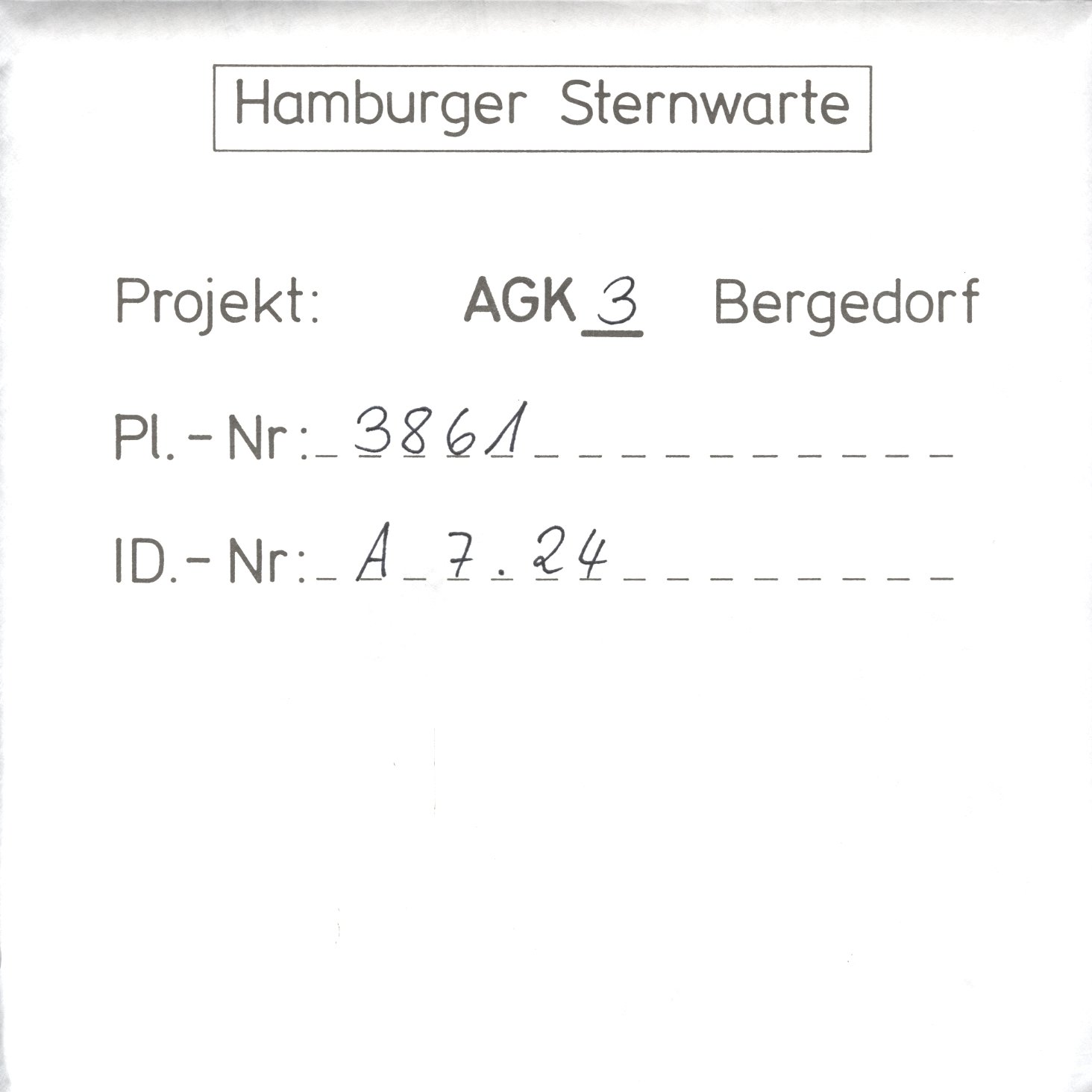 Plattenhuelle AG03861