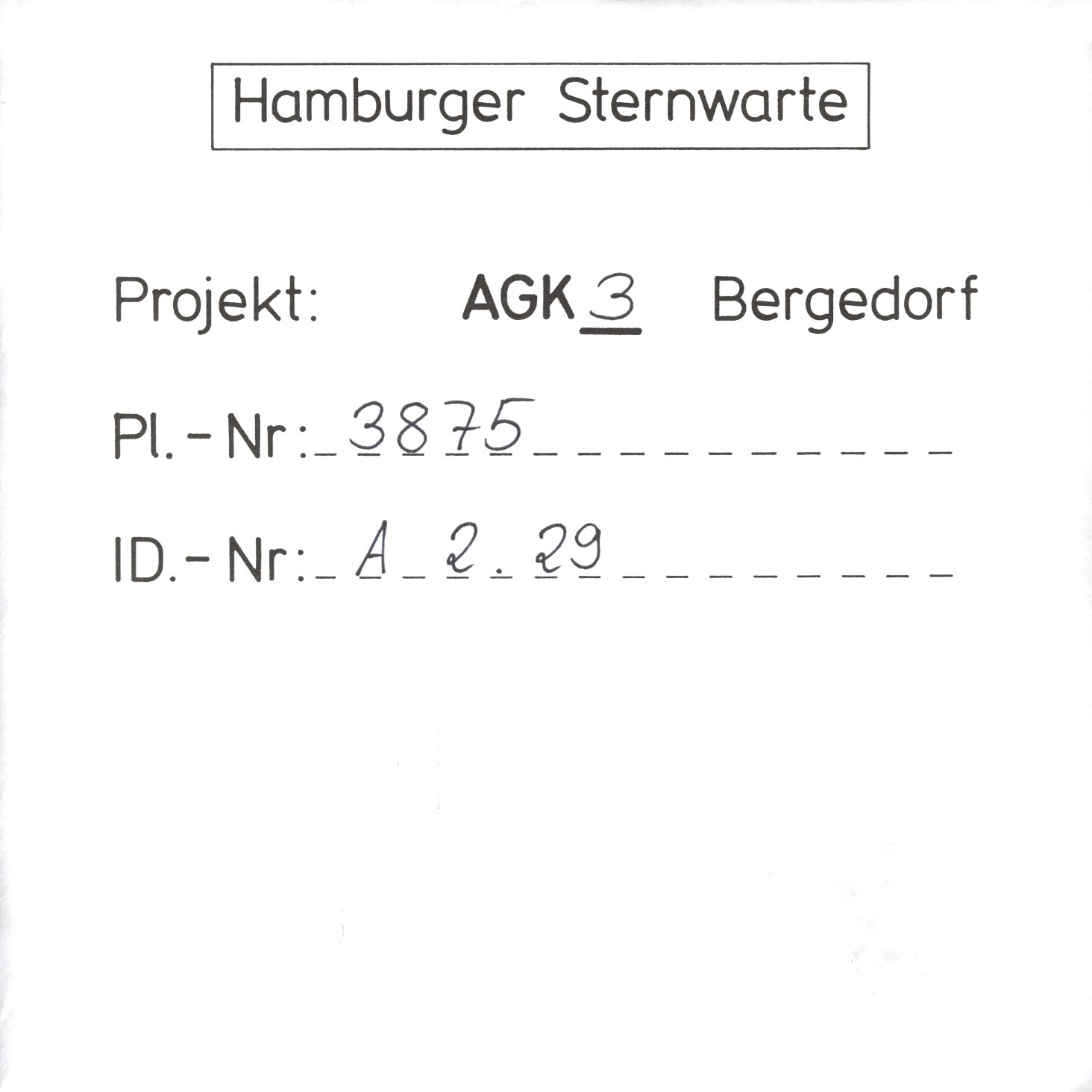 Plattenhuelle AG03875